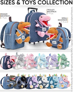 Foto 7 | Mochila Naturally Kids con Diseño de Dinosaurio para Niños de 5 A 7 Años - Venta Internacional