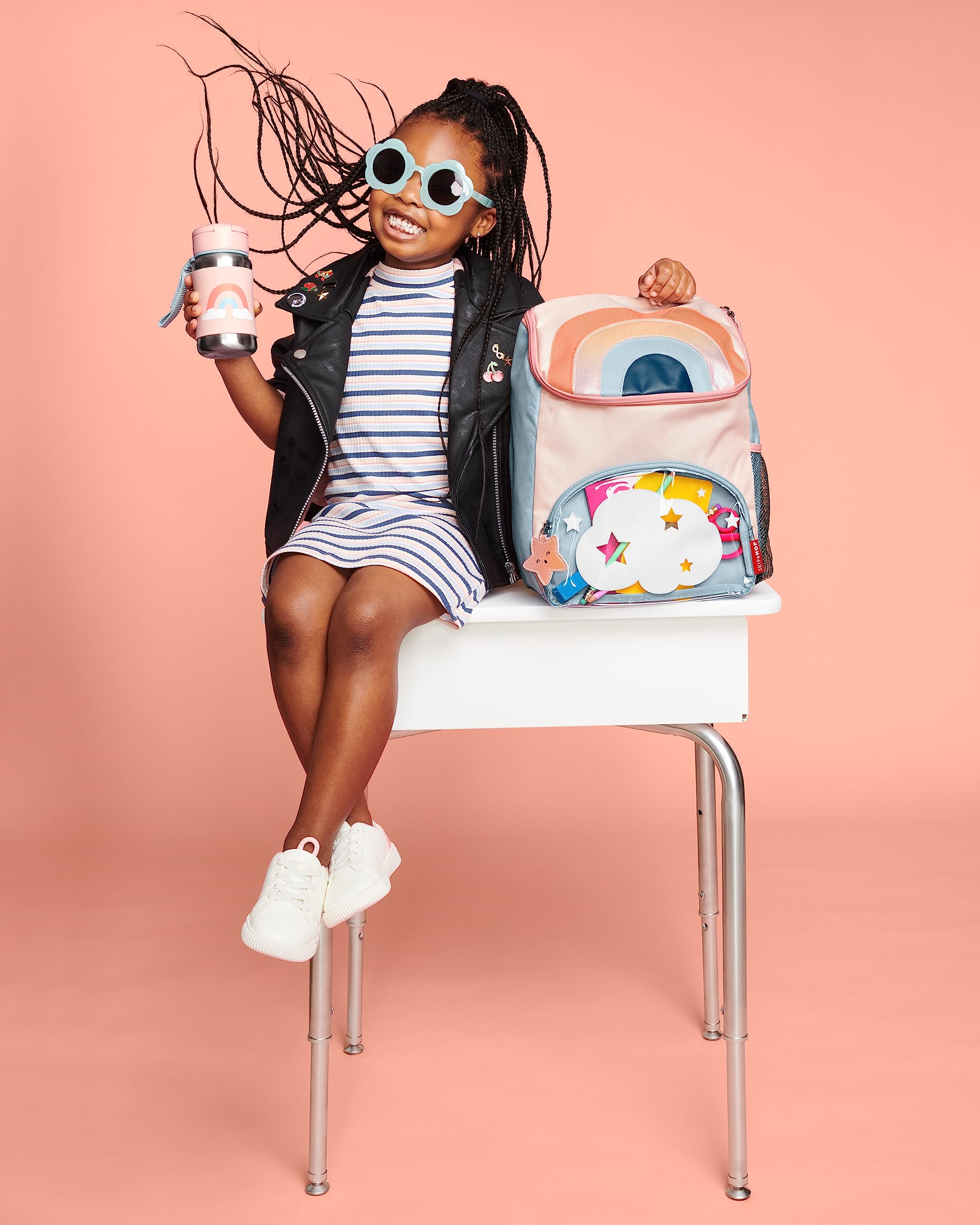 Foto 7 pulgar | Mochila Skip Hop Big Kid Rainbow - Venta Internacional