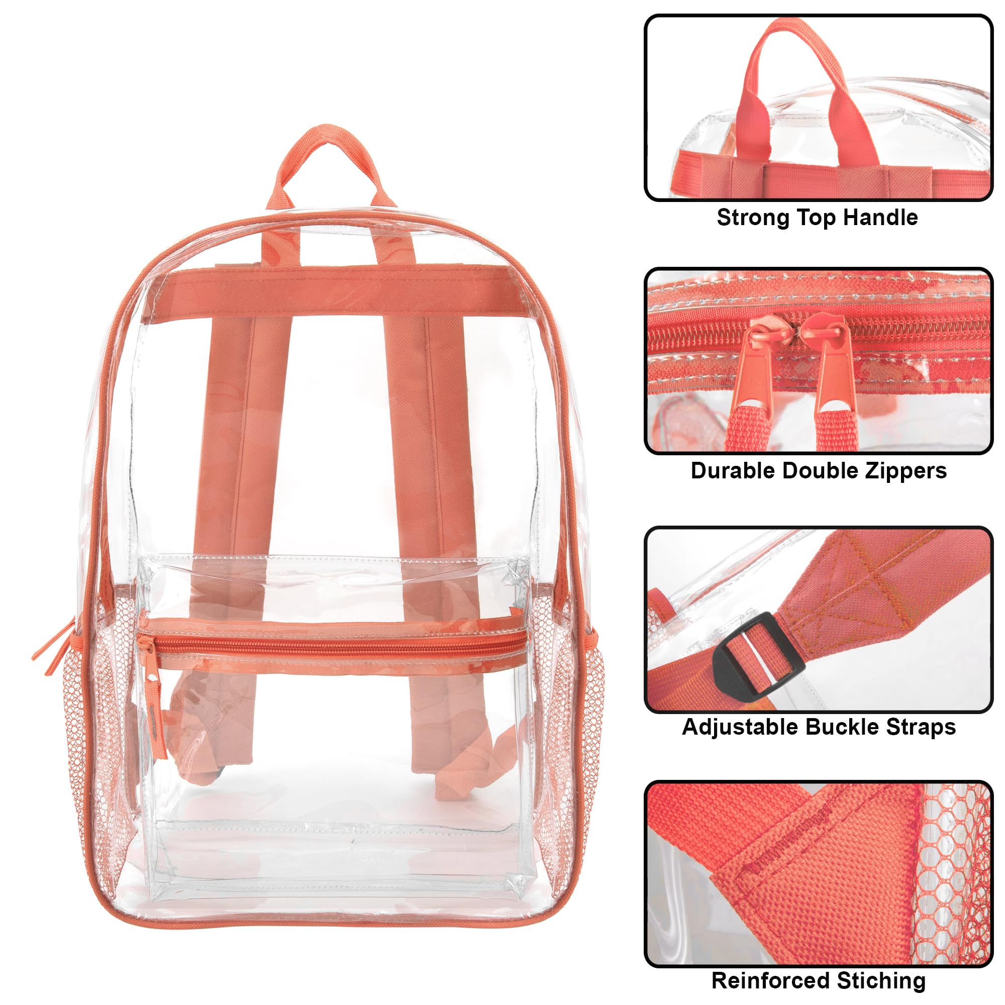 Foto 3 pulgar | Mochila Trail Maker de PVC Transparente - Venta Internacional