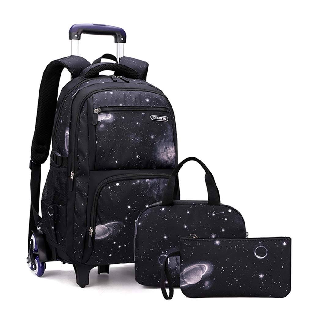 Mochila Con Ruedas Bansusu Galaxy Print Para Niños - Venta Internacional