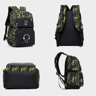 Foto 4 | Mochila Asge Camo Bookbag para Niños - Venta Internacional