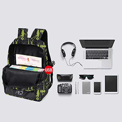 Foto 7 pulgar | Mochila Asge Camo Bookbag para Niños  - Venta Internacional