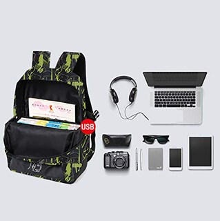 Foto 6 | Mochila Asge Camo Bookbag para Niños - Venta Internacional