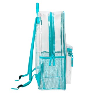 Foto 5 | Mochila Trail Maker de PVC Transparente con Detalles Turquesa muy Resistente - Venta Internacional