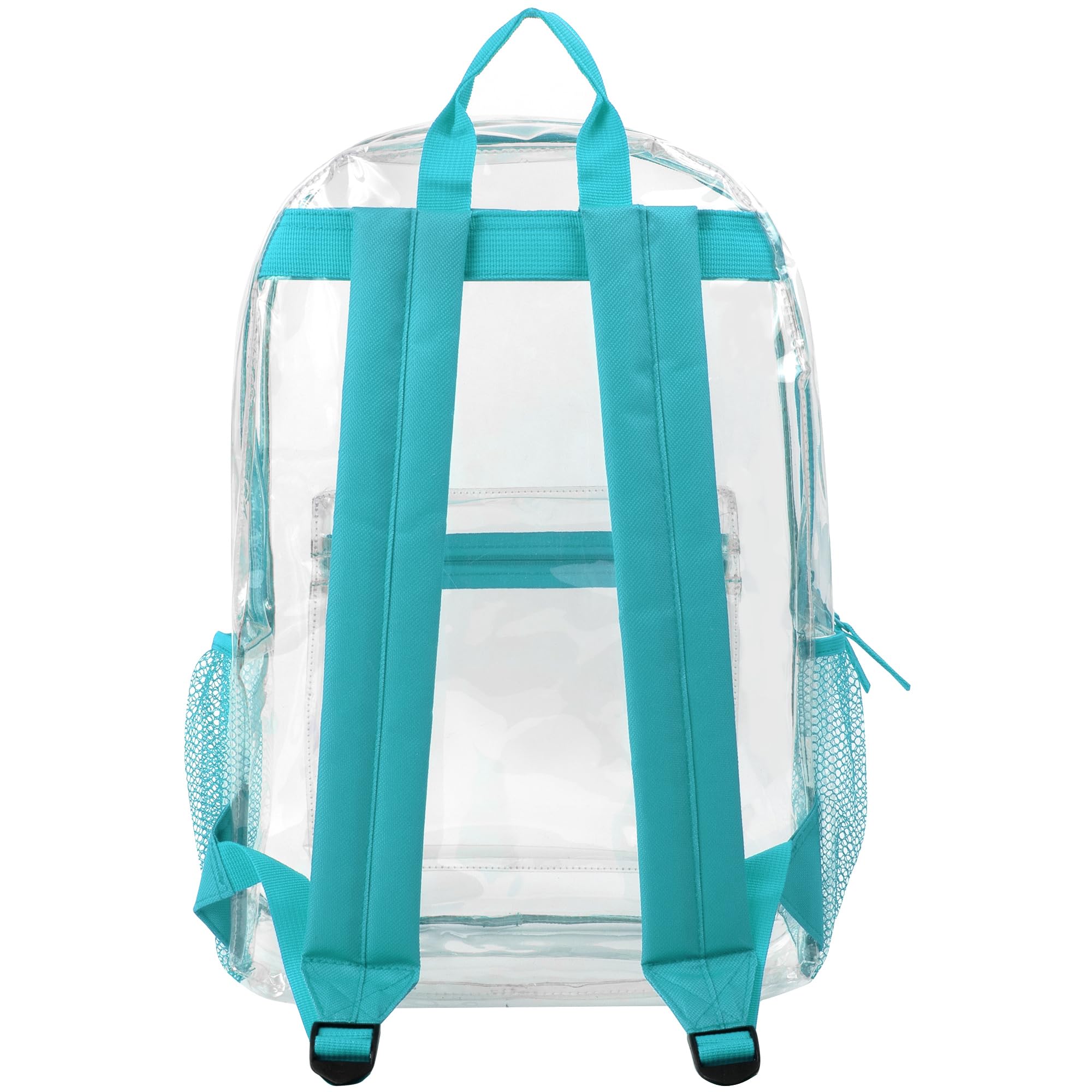 Foto 7 pulgar | Mochila Trail Maker de PVC Transparente con Detalles Turquesa muy Resistente - Venta Internacional