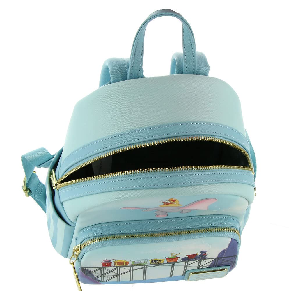 Foto 4 pulgar | Minimochila Loungefly Dumbo 80 Aniversario Azul Claro - Venta Internacional