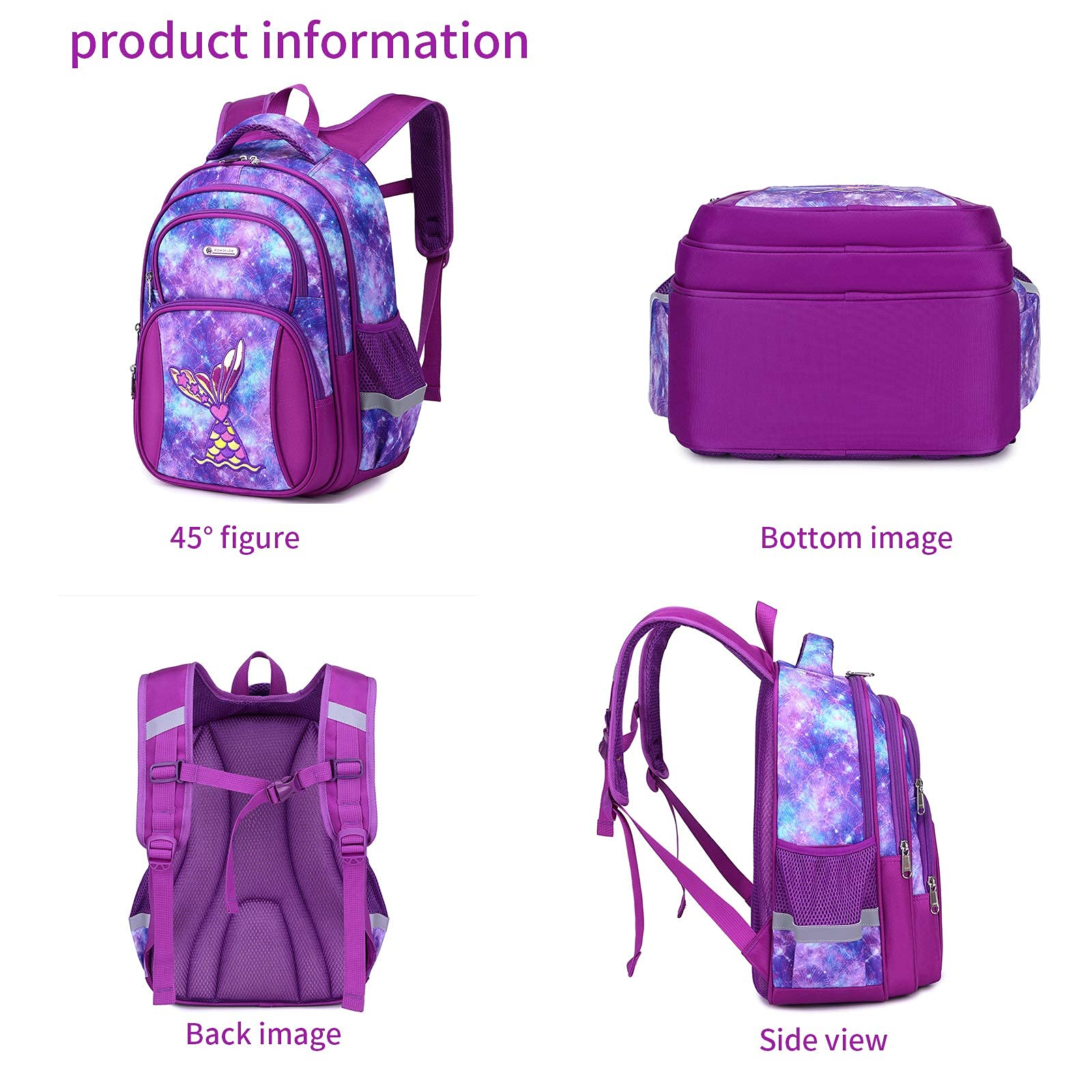 Foto 8 pulgar | Mochila Cusangel Morado - Venta Internacional