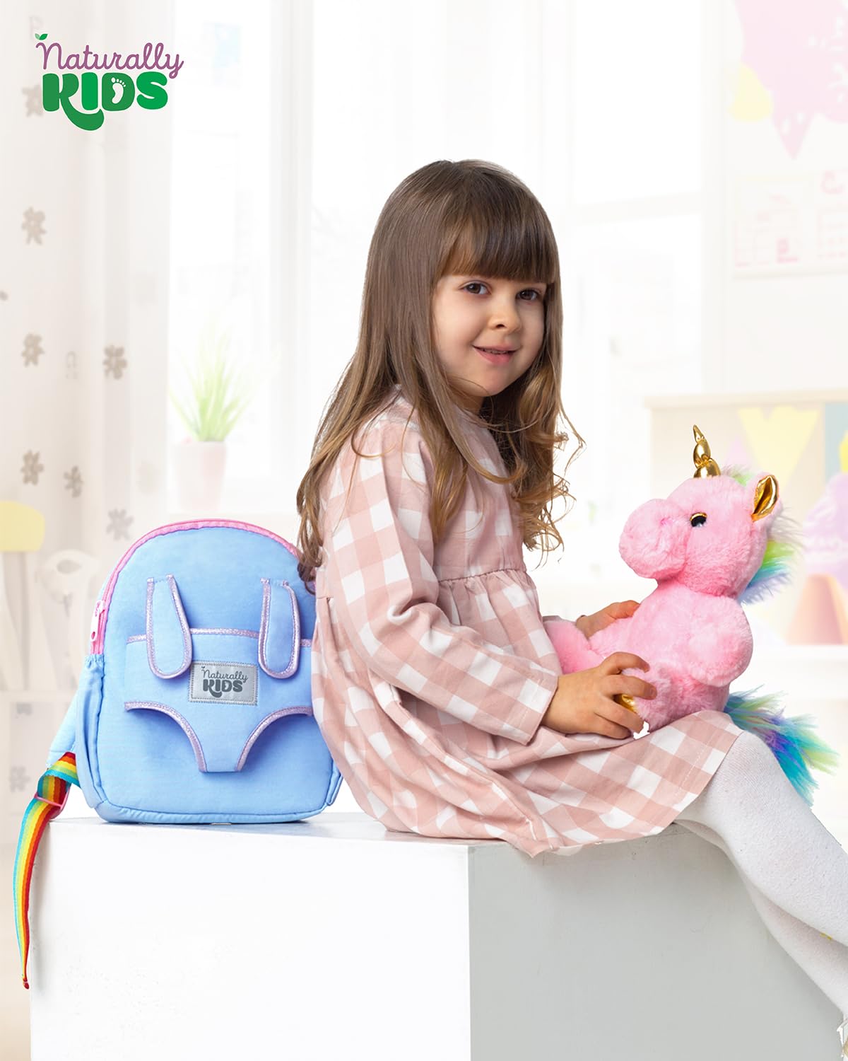 Foto 5 pulgar | Mochila Naturally Kids con Unicornio Rosa - Venta Internacional