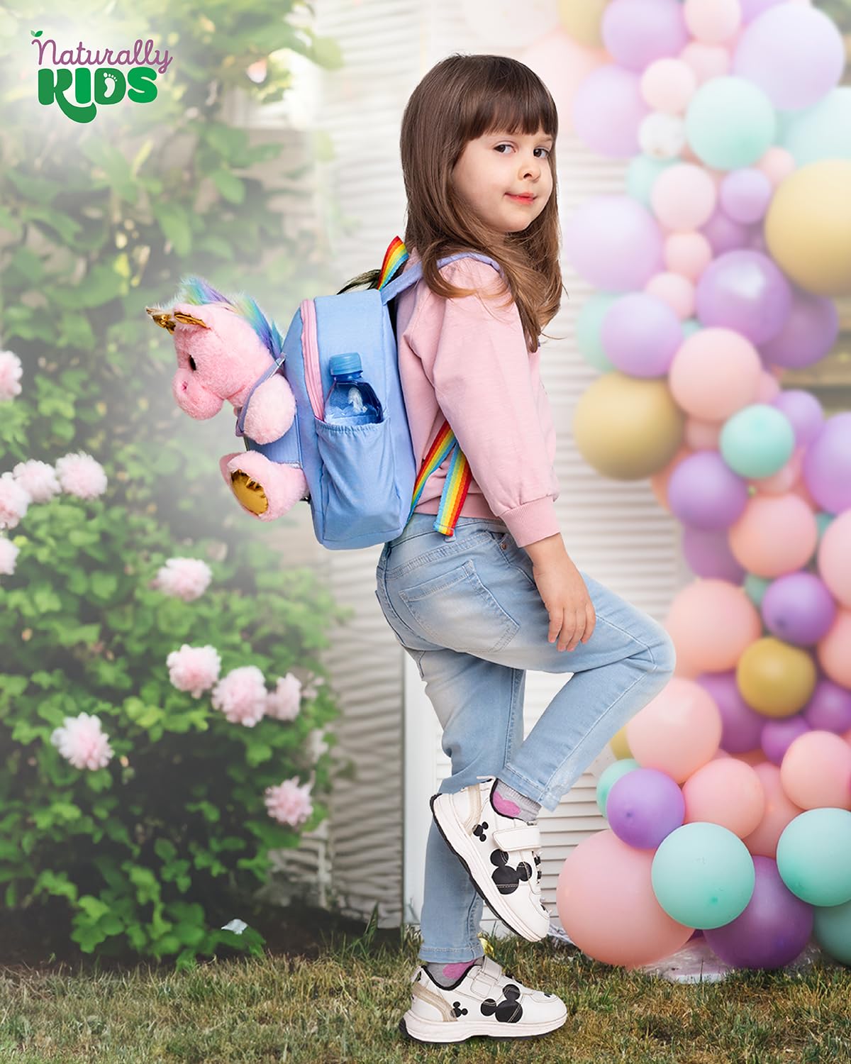 Foto 6 pulgar | Mochila Naturally Kids con Unicornio Rosa - Venta Internacional