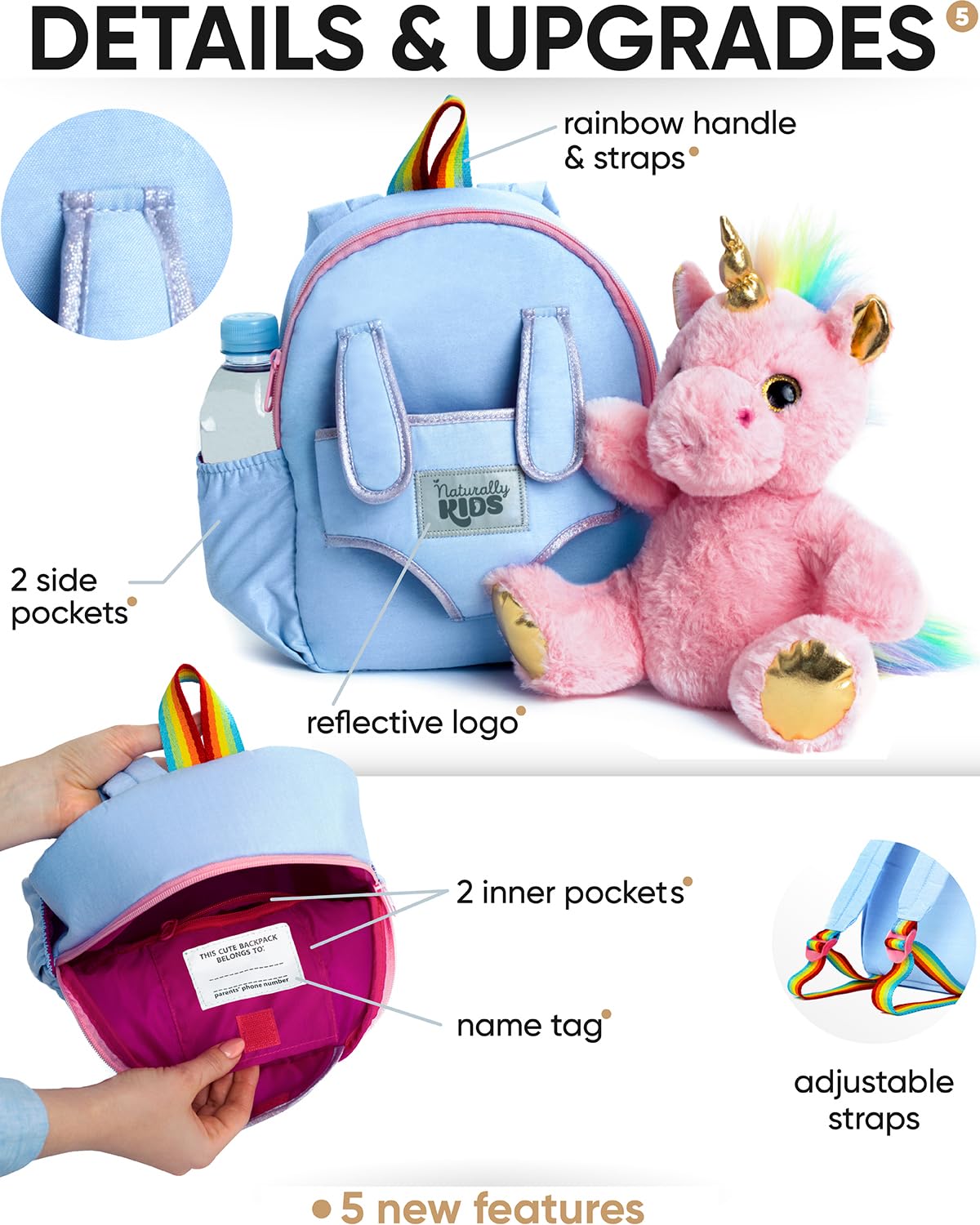 Foto 8 pulgar | Mochila Naturally Kids con Unicornio Rosa - Venta Internacional