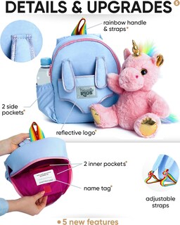 Foto 7 | Mochila Naturally Kids con Unicornio Rosa - Venta Internacional