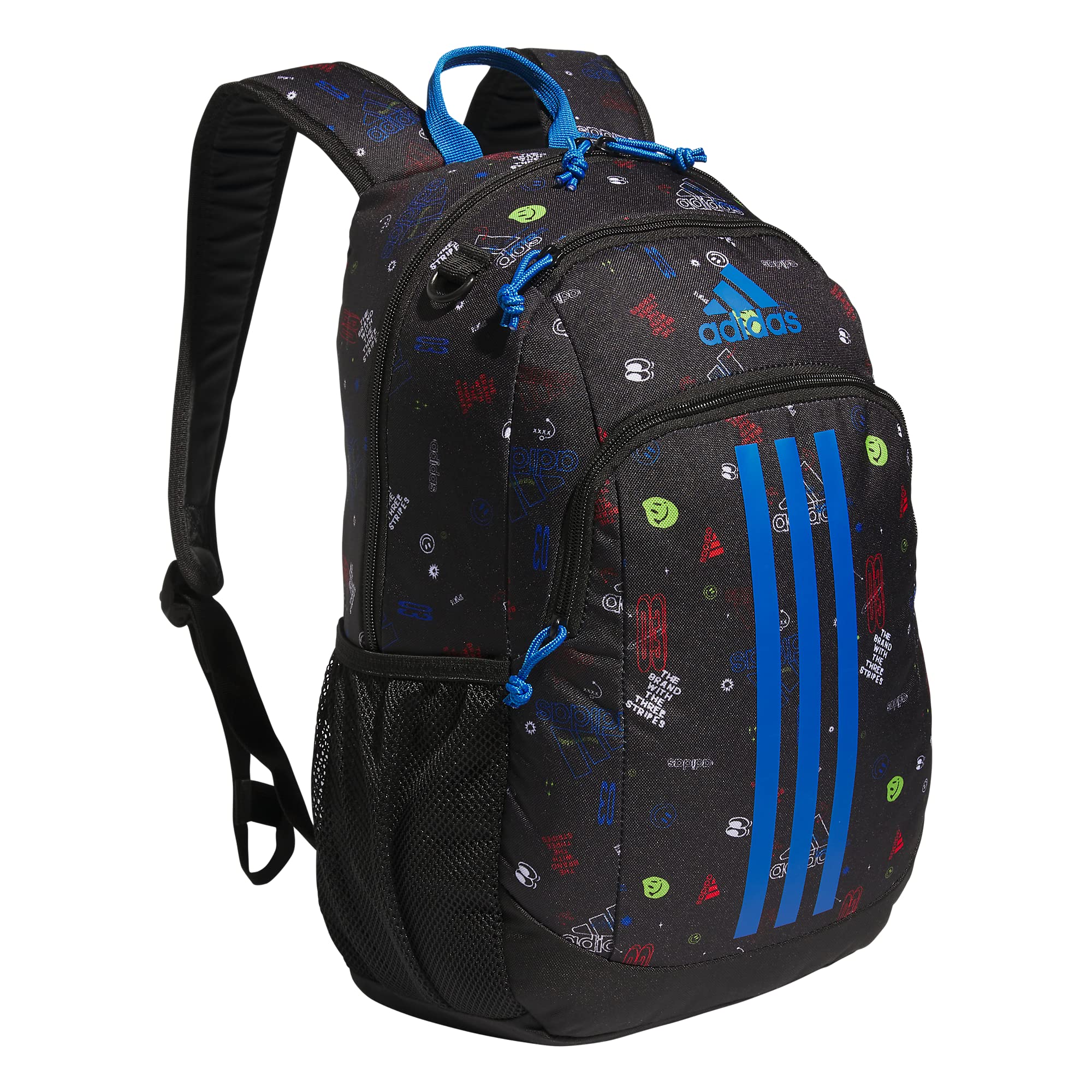 Foto 2 pulgar | Mochila Adidas Creator 2 Icon Brand Love en Negro/azul Real - Venta Internacional