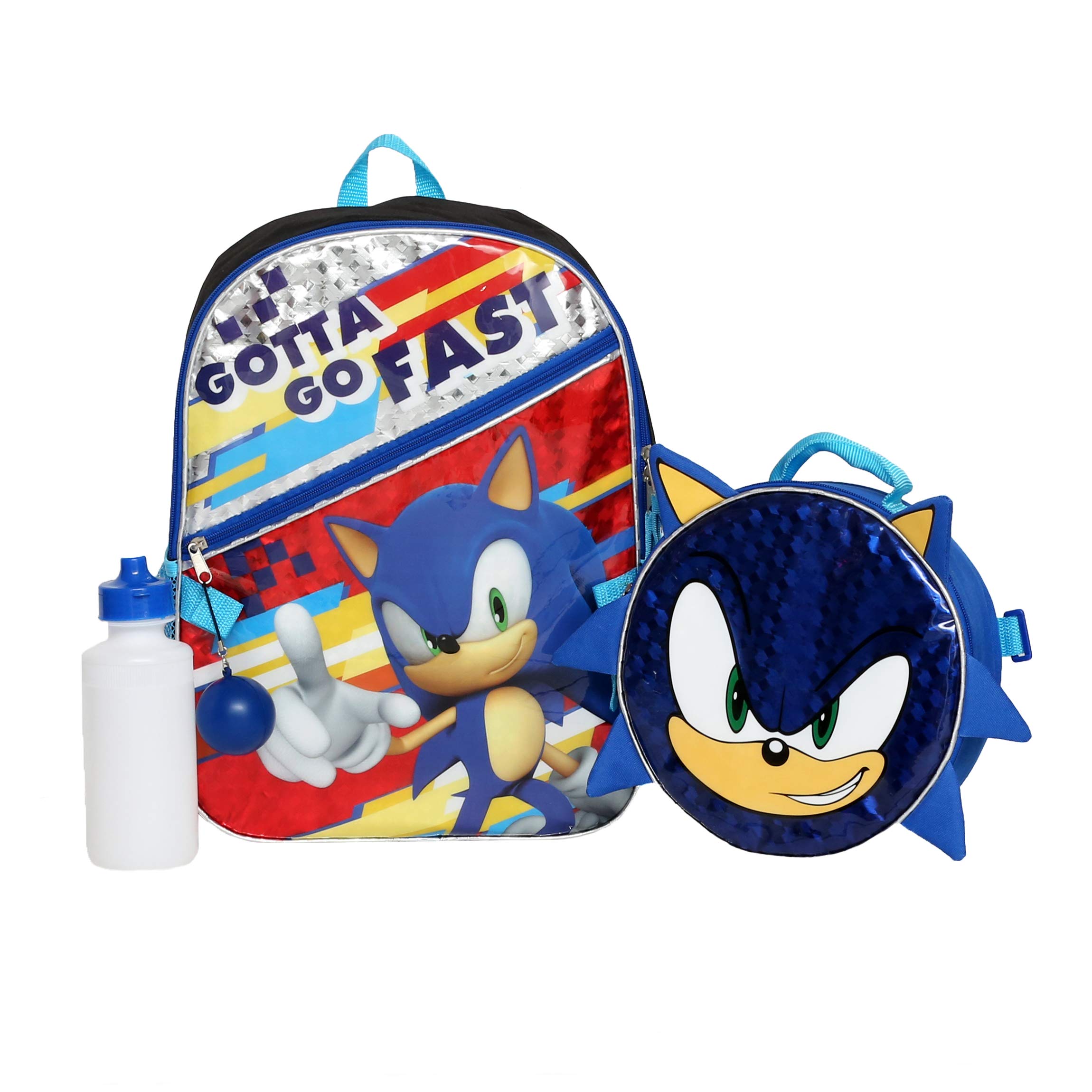 Foto 2 pulgar | Set de Mochila Y Almuerzo Sonic The Hedgehog Para Niños - Venta Internacional