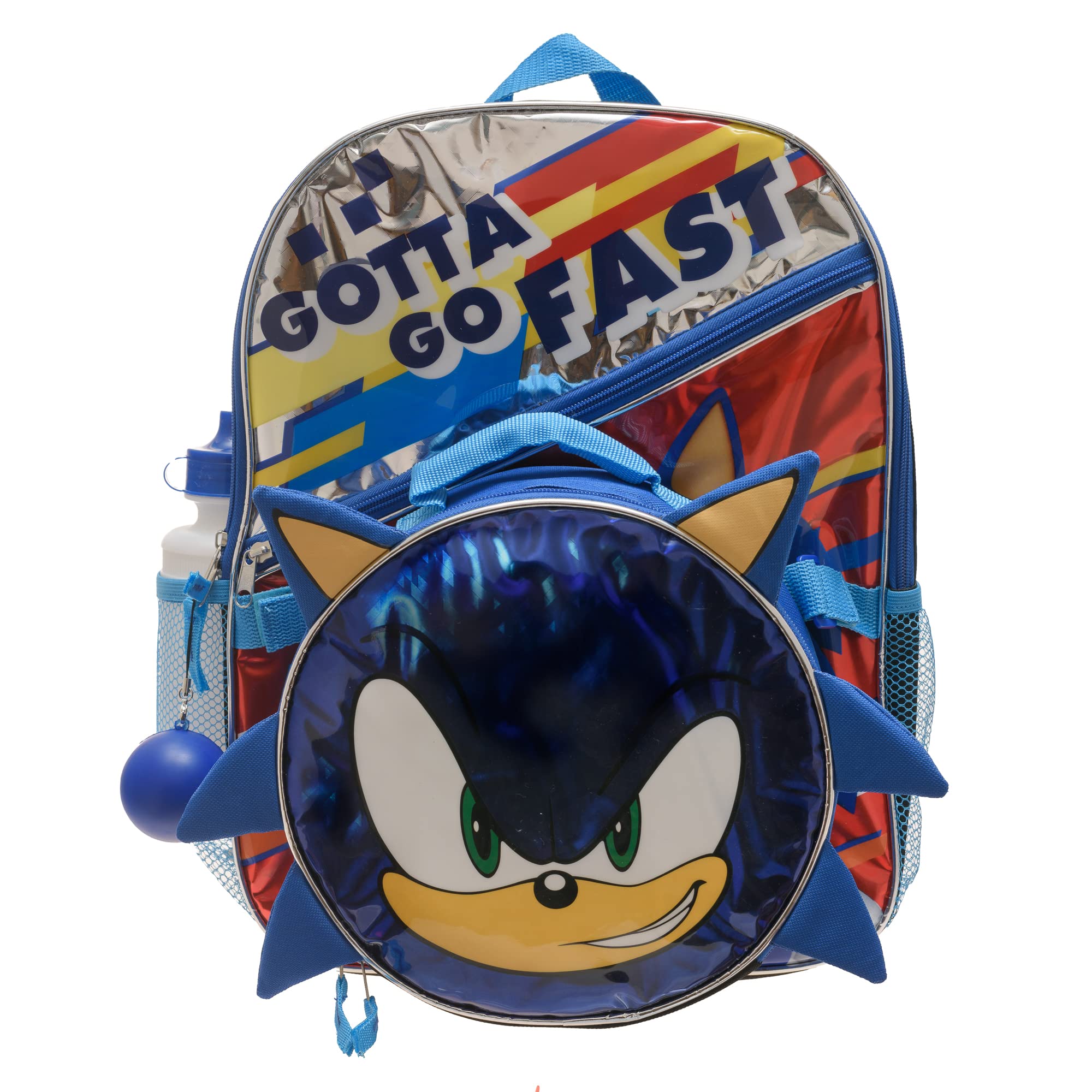 Foto 3 pulgar | Set de Mochila Y Almuerzo Sonic The Hedgehog Para Niños - Venta Internacional