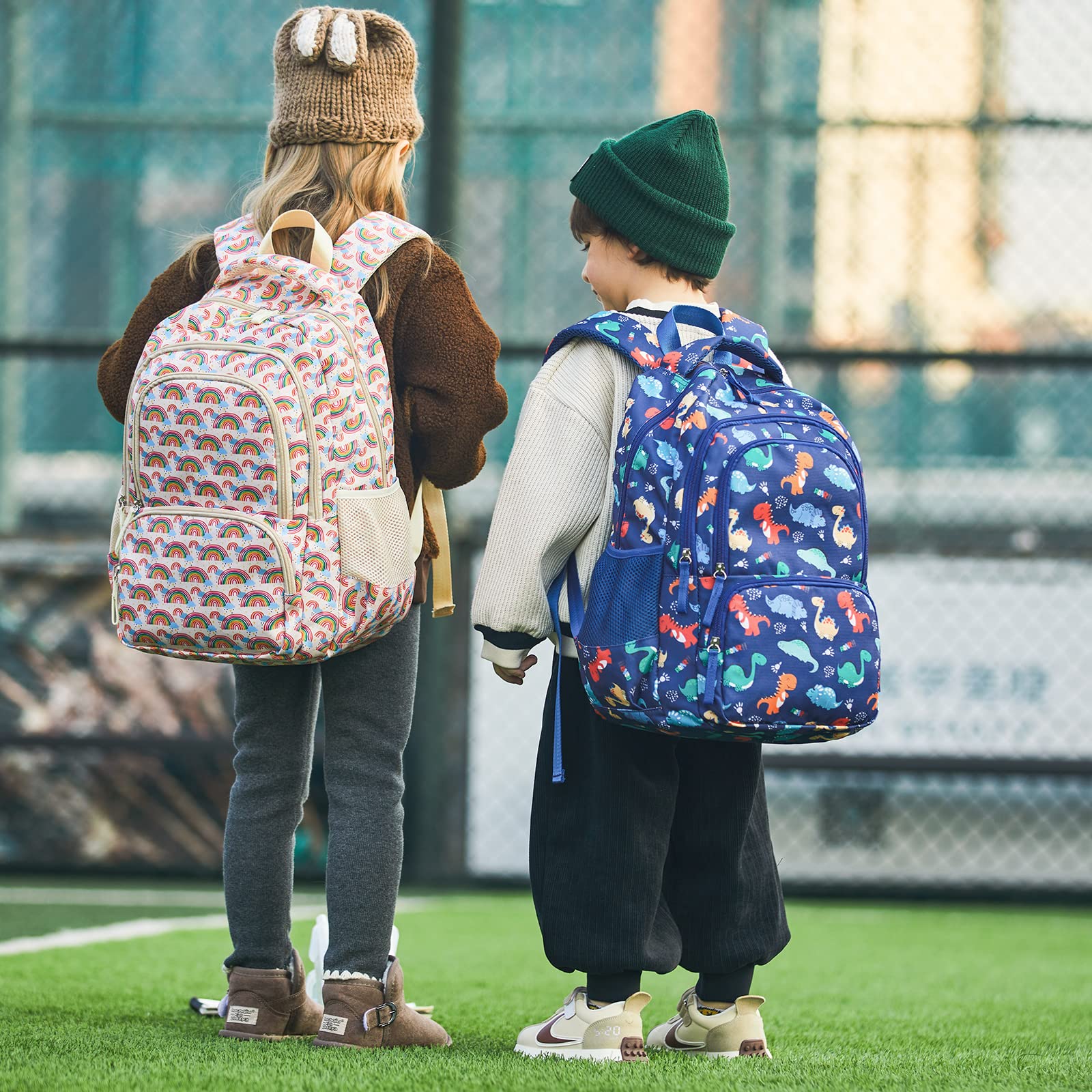 Foto 2 | Mochila Cluci Kids con Diseño de Dinosaurio Azul Impermeable - Venta Internacional