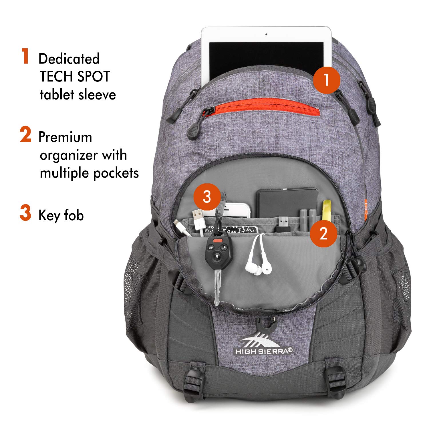 Foto 3 pulgar | Mochila High Sierra Loop Para Tablet - Venta Internacional