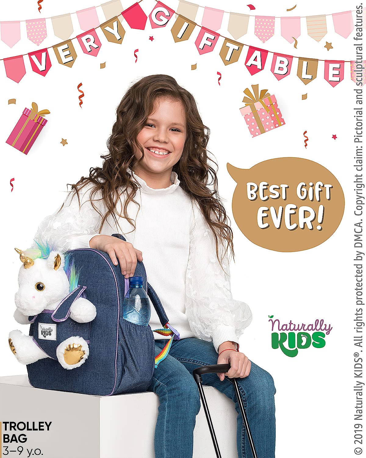 Foto 2 | Mochila Enrollable Naturally Kids Unicorn para Niñas - Venta Internacional