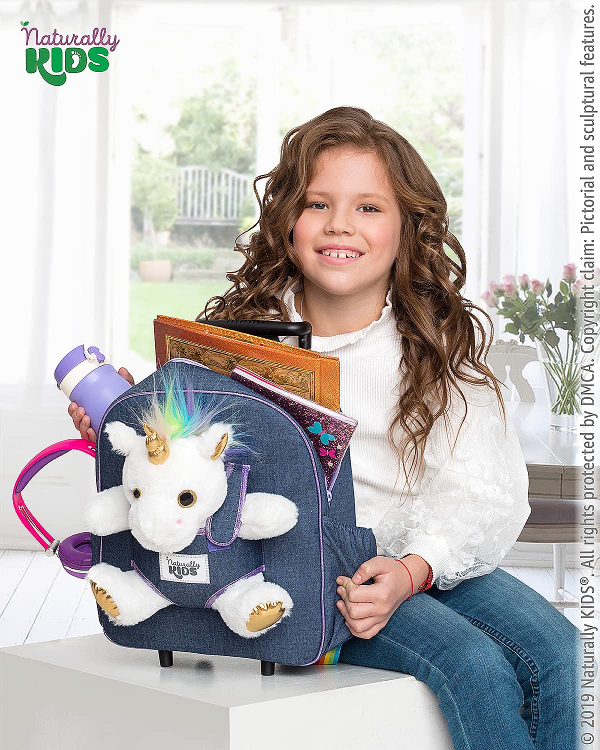 Foto 4 pulgar | Mochila Enrollable Naturally Kids Unicorn para Niñas - Venta Internacional