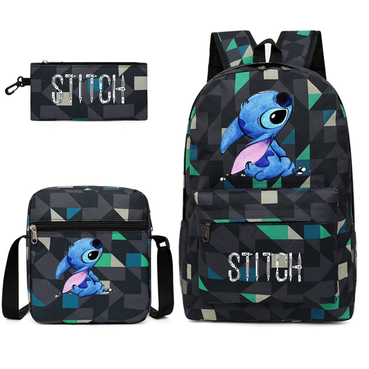 Foto 2 pulgar | Mochila Lilo & Stitch para Niños Starry Night 3 Piezas - Venta Internacional