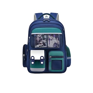 Foto 1 | Mochila Escolar de Dibujos Animados Azul