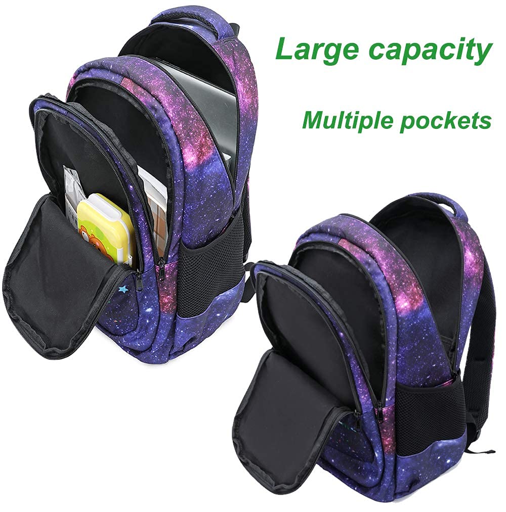 Foto 8 pulgar | Mochila Btoop Galaxy Space con Bolsa de Almuerzo 3 Unidades - Venta Internacional