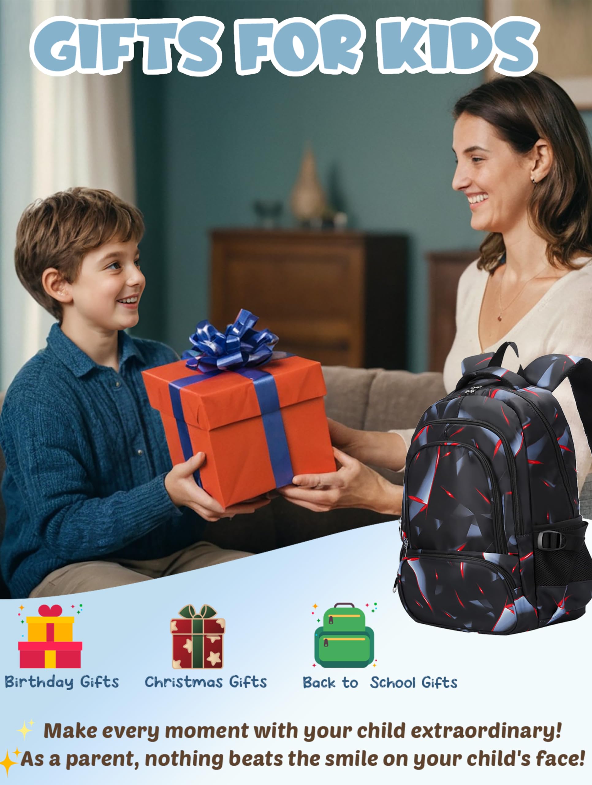 Foto 5 pulgar | Mochila Bluefairy Kids para Niños de Primaria 17 L - Venta Internacional