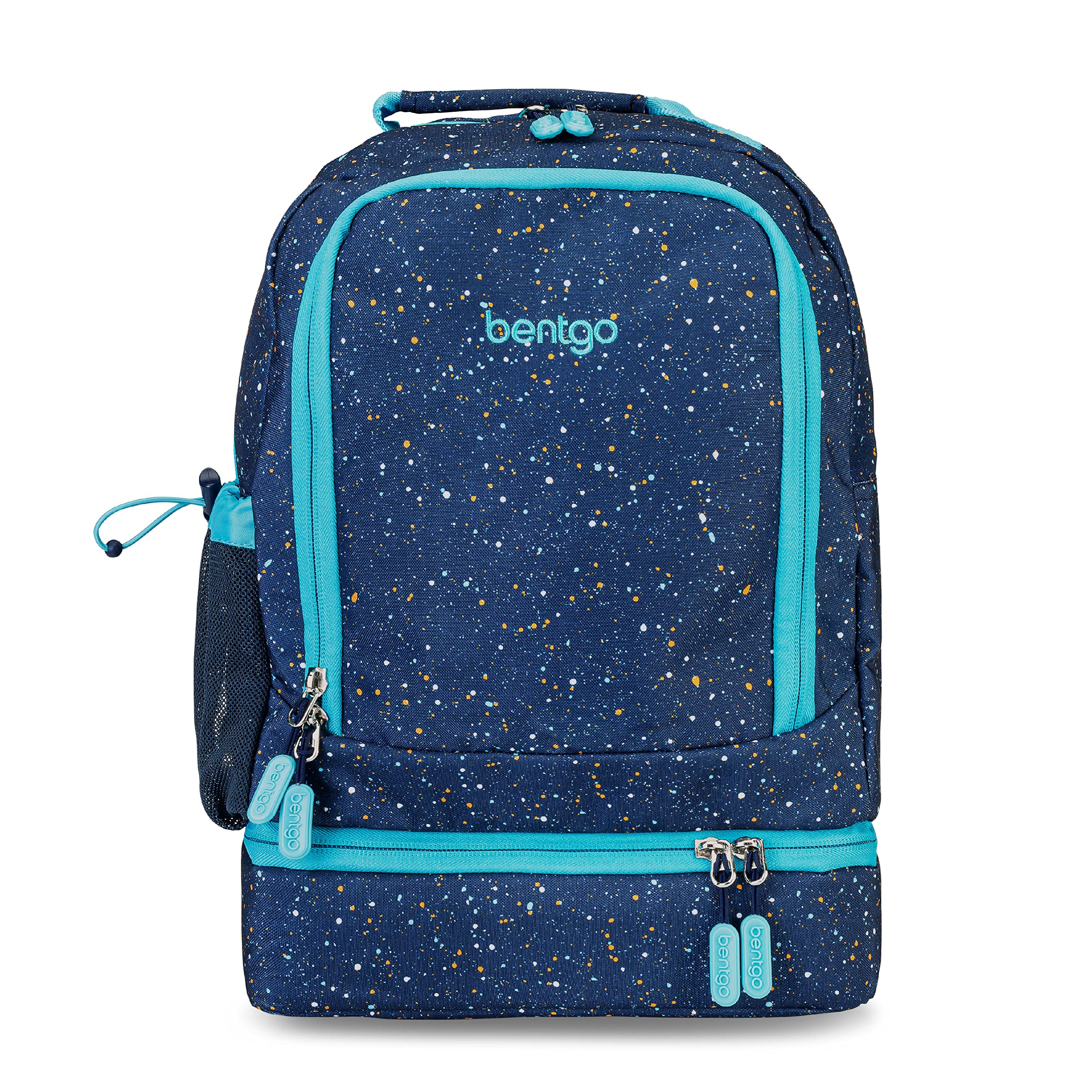 Mochila y Bolsa de Almuerzo Aislante Bentgo Kids Confetti Azul - Venta Internacional