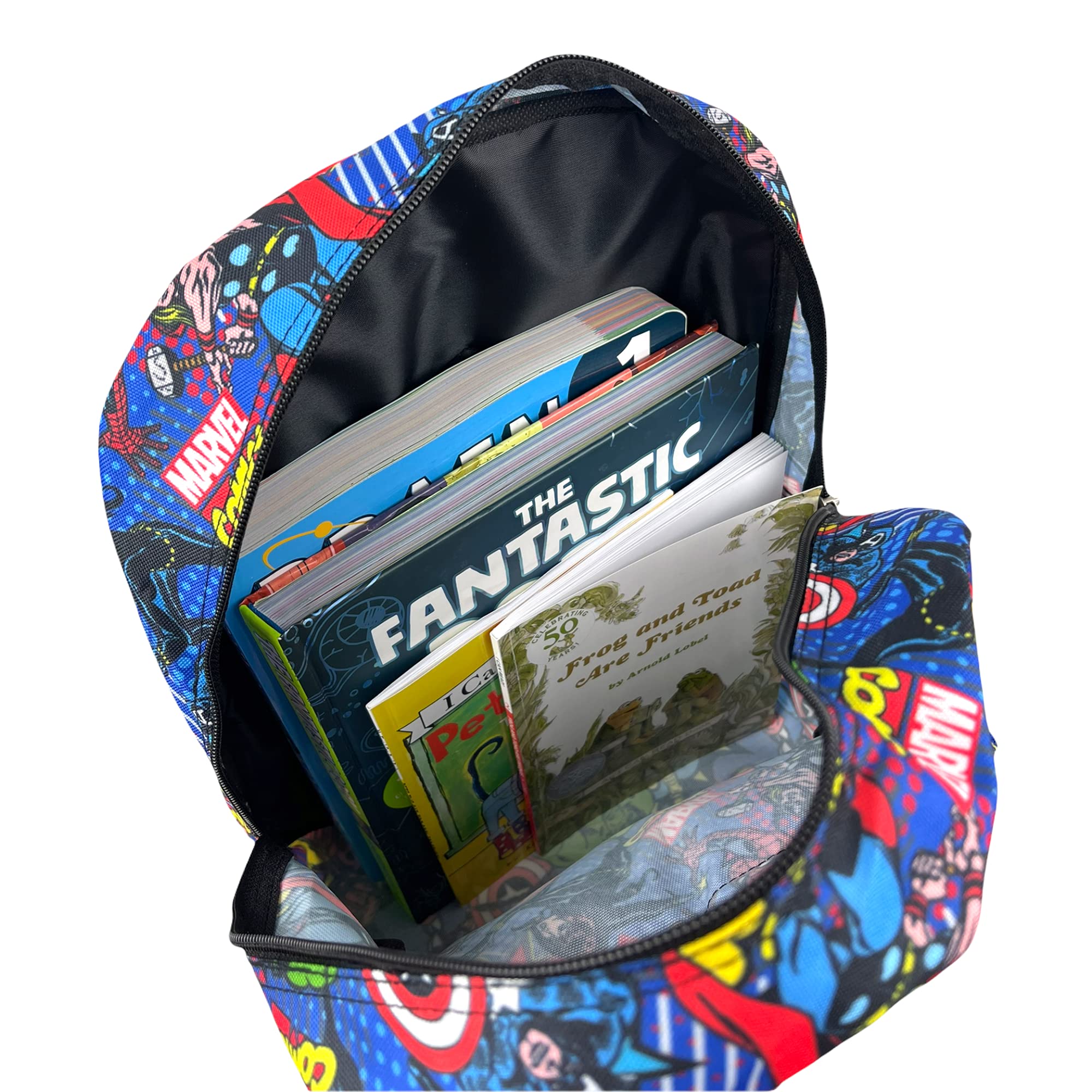 Foto 6 pulgar | Mochila Ralme Marvel Cómics Avengers Incredible Hulk Capitán América Spiderman Para Niños - Venta Internacional