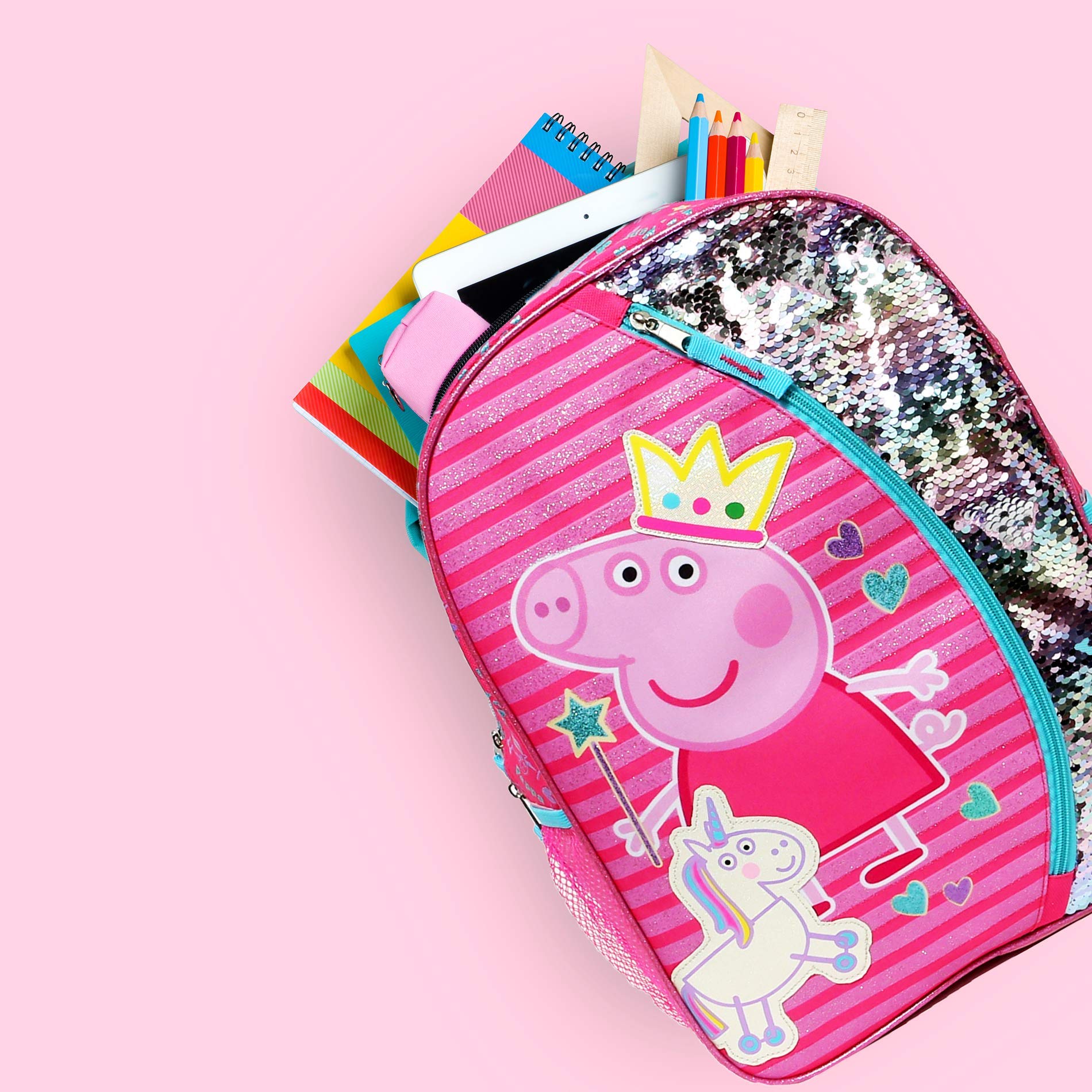 Foto 3 | Mochila Peppa Pig para Niña- Venta Internacional