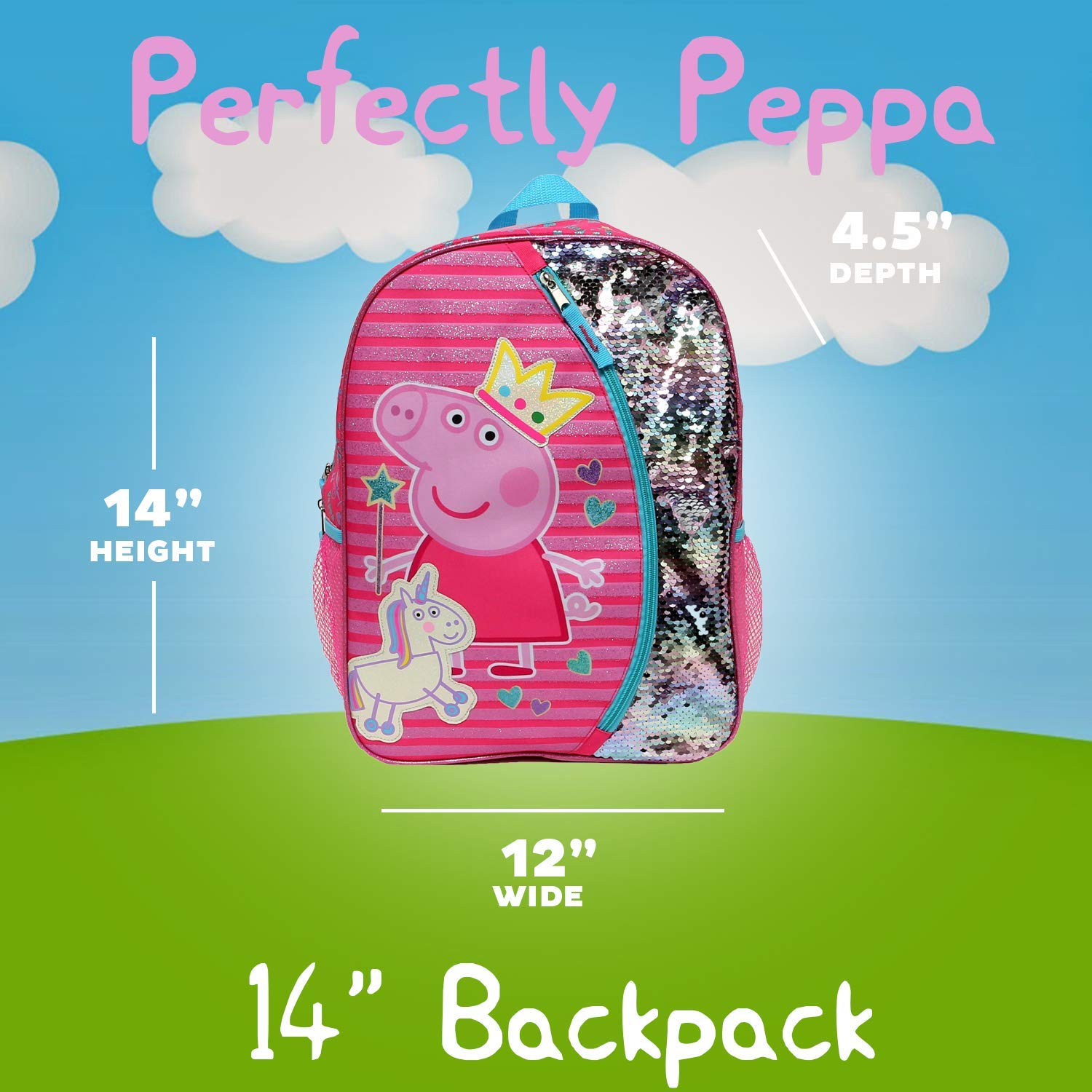 Foto 5 | Mochila Peppa Pig para Niña- Venta Internacional