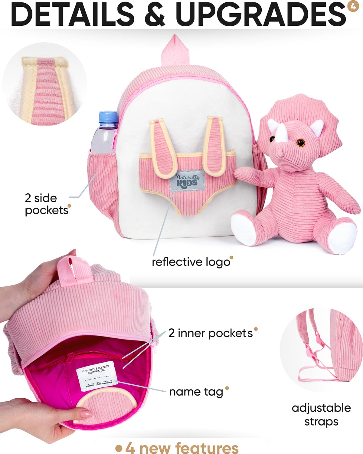 Foto 6 pulgar | Mochila Naturally Kids con Dinosauriopara Niños - Venta Internacional