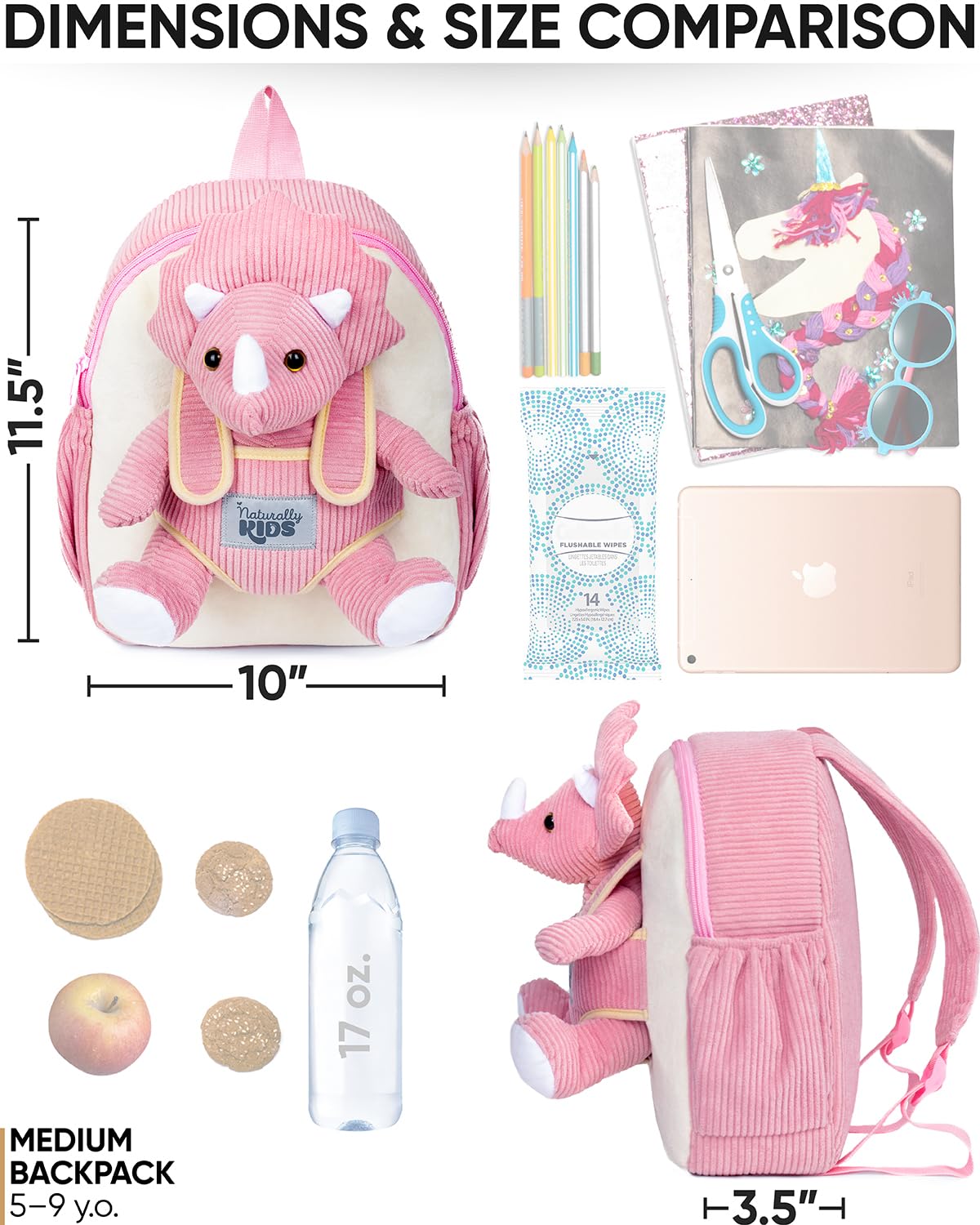 Foto 7 pulgar | Mochila Naturally Kids con Dinosauriopara Niños - Venta Internacional