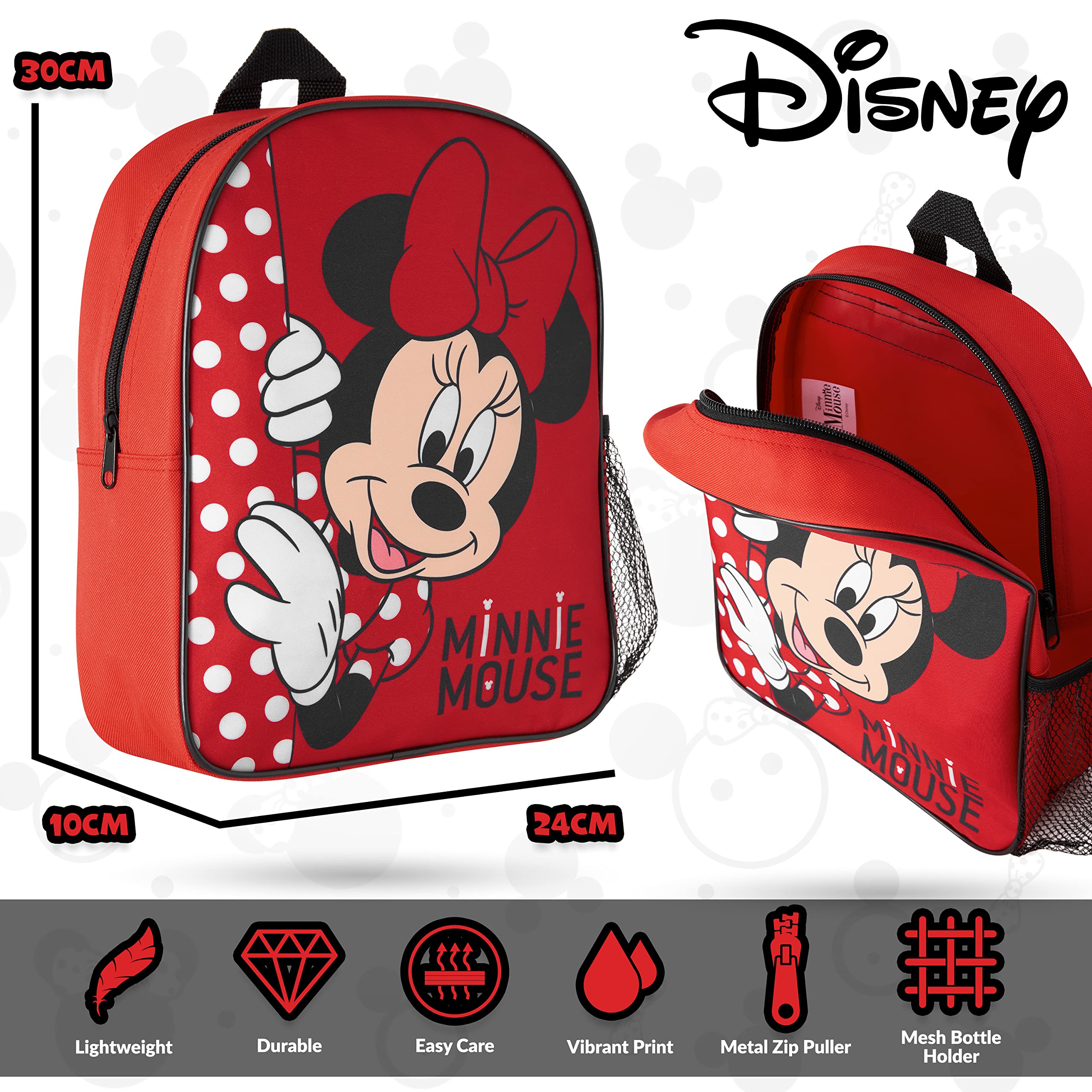 Foto 5 pulgar | Mochila Disney Travel para Niños Y Niñas con Botella de Agua - Venta Internacional