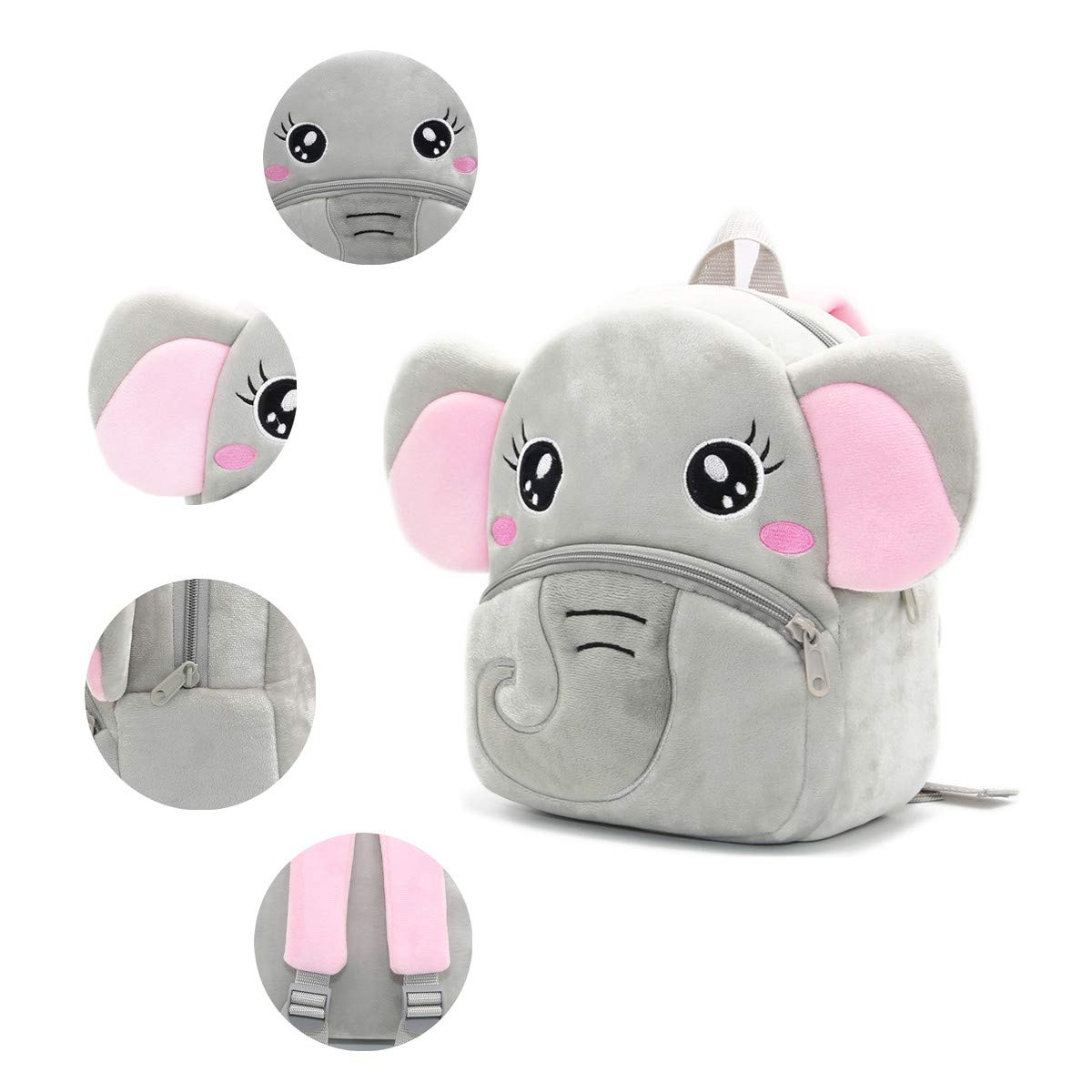 Foto 5 pulgar | Mochila Nice Choice Bonito Animal de Peluche para Niños Pequeños  - Venta Internacional