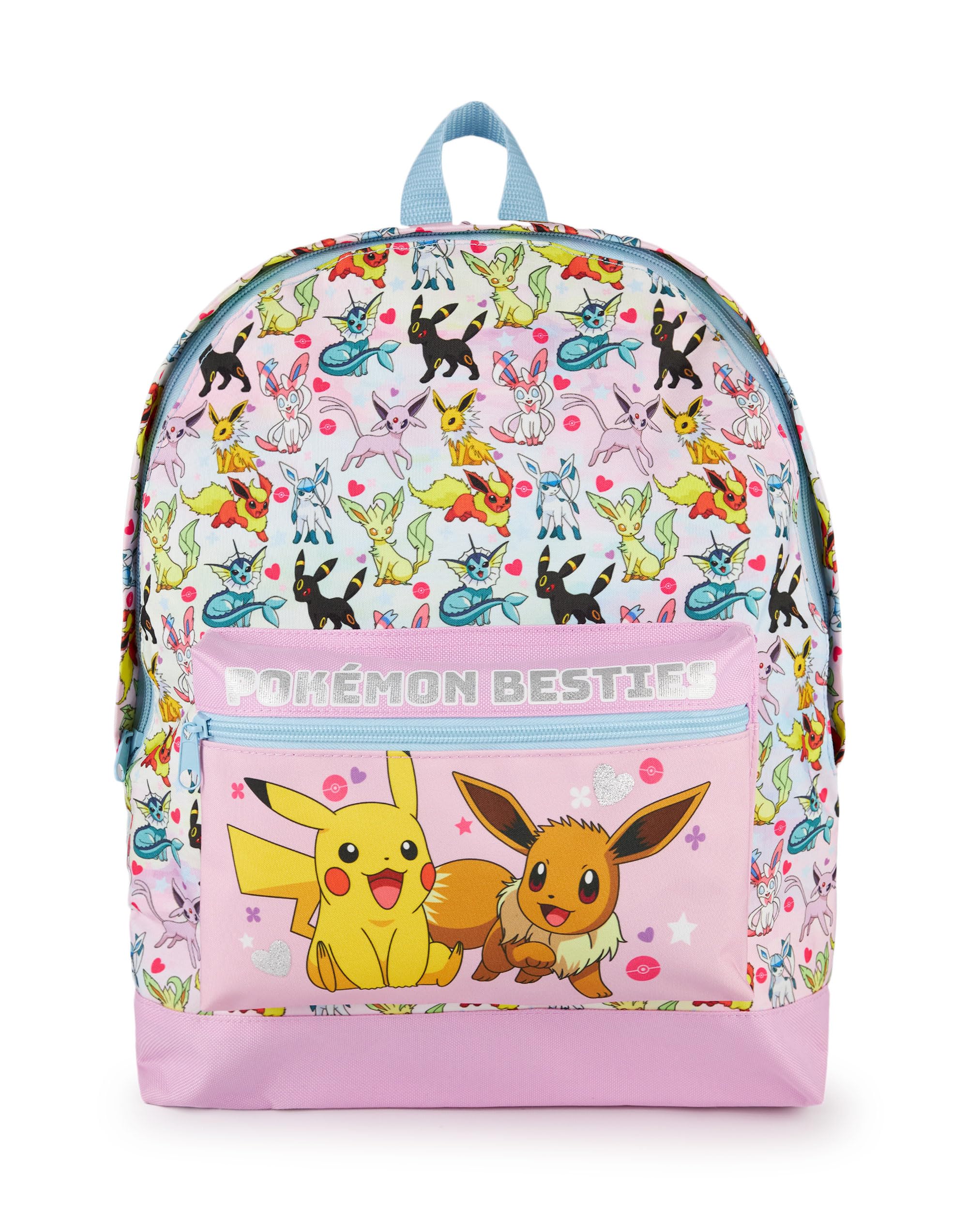 Foto 2 pulgar | Mochila Pokémon Girls Pink Glitter School Eevee Besties - Venta Internacional