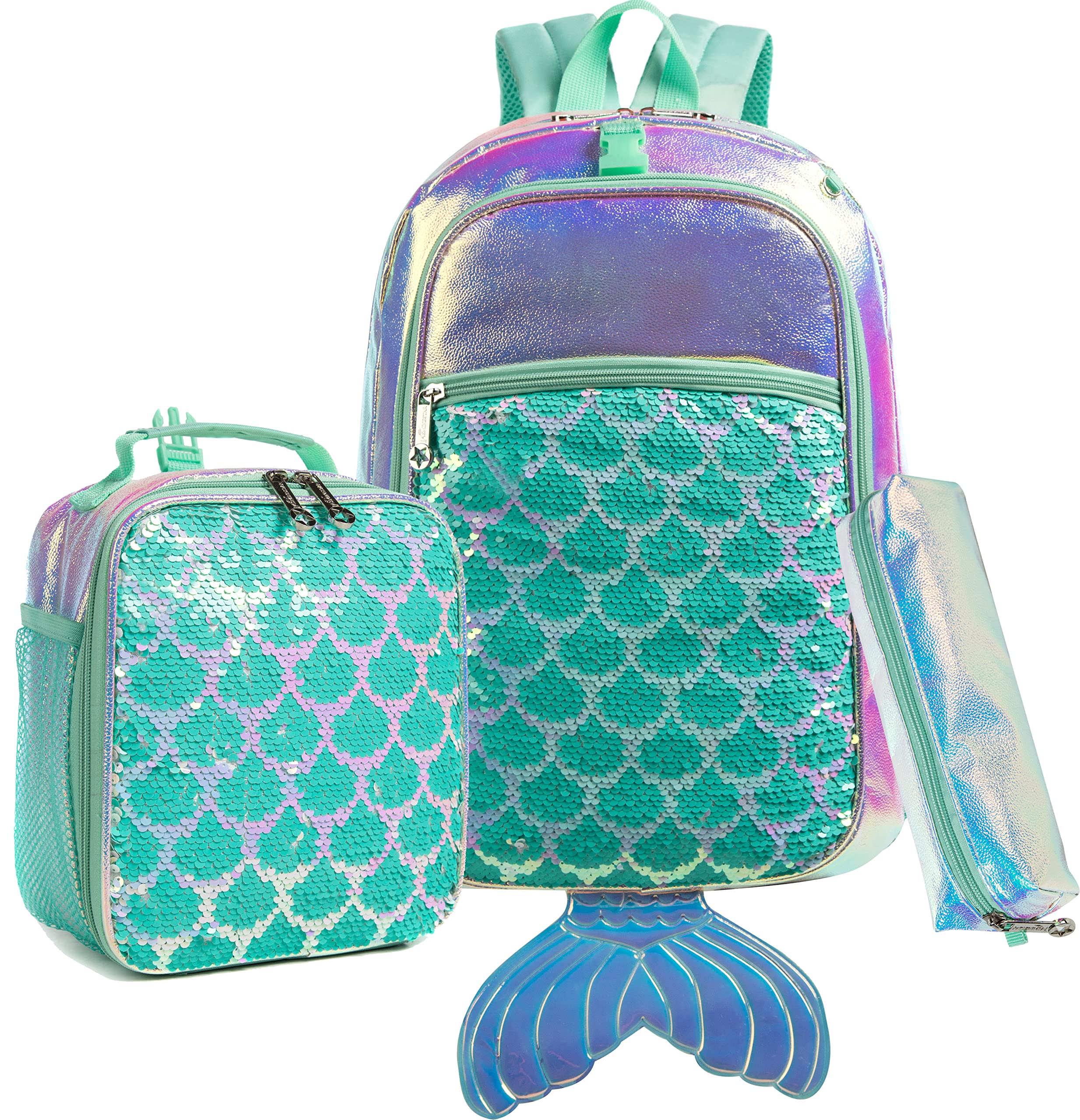 Foto 2 pulgar | Mochila Meetbelify Mermaid Magic Sein con Lonchera para Niñas - Venta Internacional