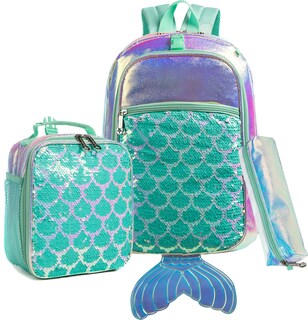 Foto 1 | Mochila Meetbelify Mermaid Magic Sein con Lonchera para Niñas - Venta Internacional