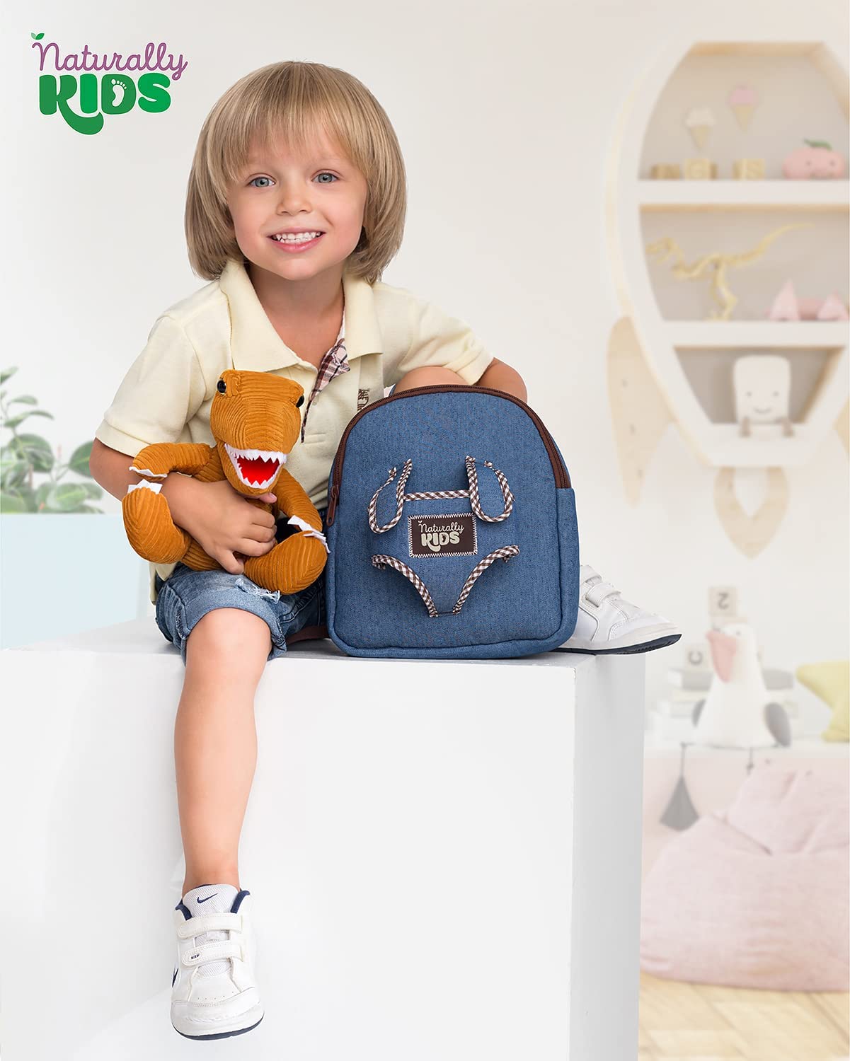 Foto 5 pulgar | Mochila Naturally Kids con Minidinosaurio para Niños de 2 Años - Venta Internacional
