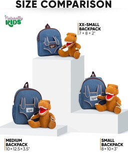 Foto 7 | Mochila Naturally Kids con Minidinosaurio para Niños de 2 Años - Venta Internacional