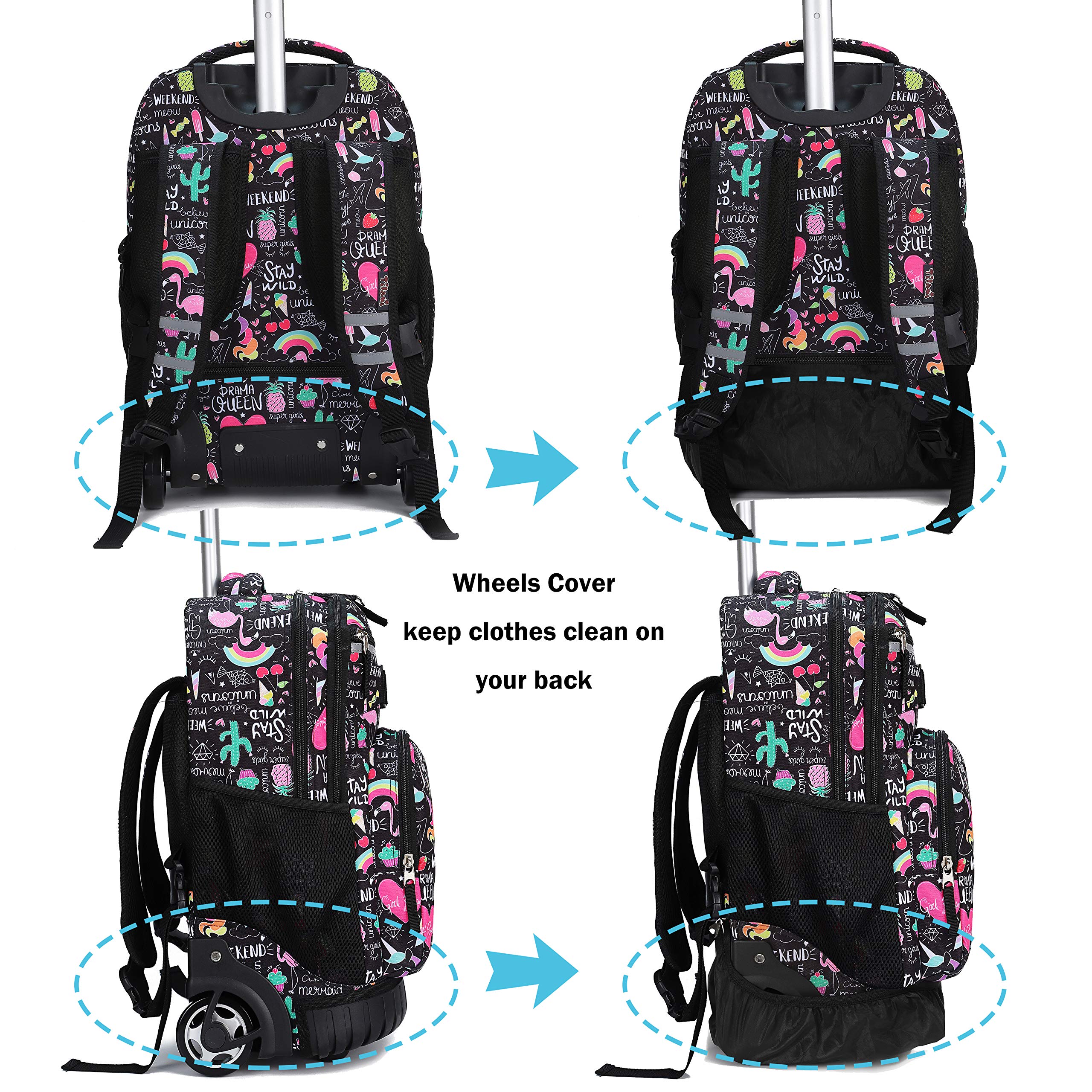 Foto 4 | Mochila Enrollable Tilami con Ruedas - Venta Internacional