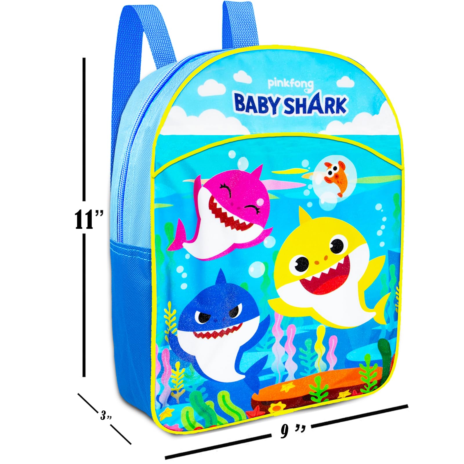 Foto 3 pulgar | Mochila Baby Shark Mini 11 con Correas Ajustables para Niños - Venta Internacional