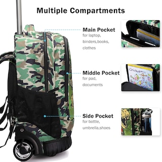 Foto 4 | Mochila de Ruedas Tilami con Lonchera-Venta Internacional