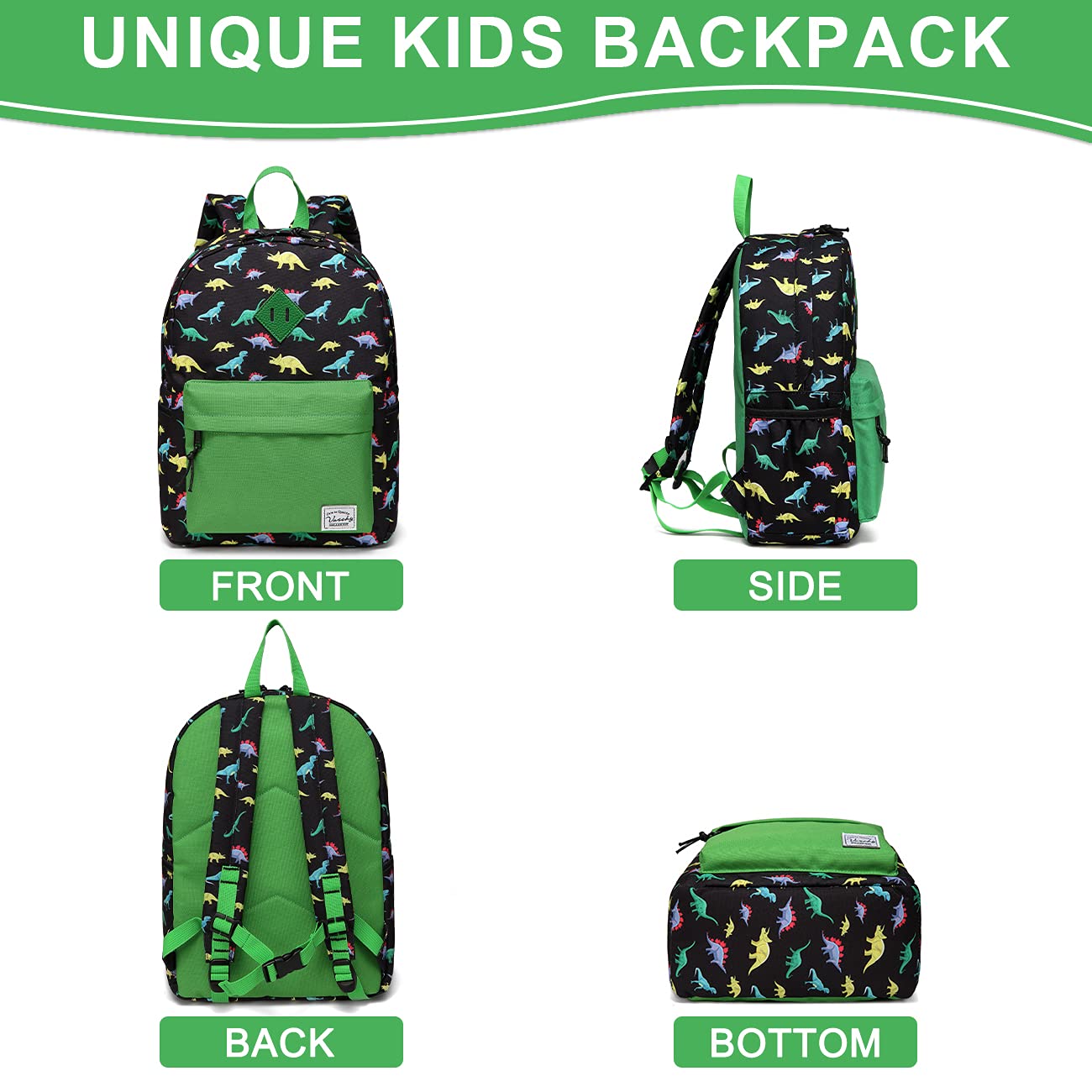 Foto 6 pulgar | Mochila Vaschy Dinosaur Para Niños - Venta Internacional