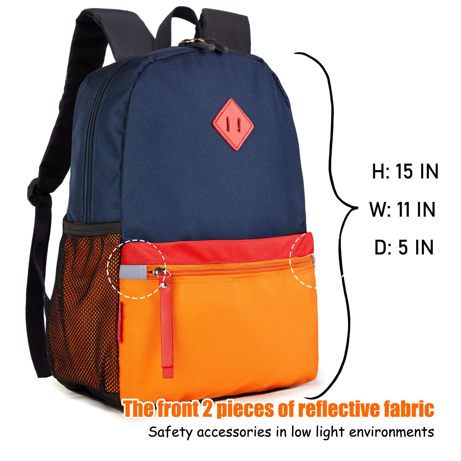 Foto 3 pulgar | Mochila HawLander Little Kids 16 L Azul Marino - Venta Internacional