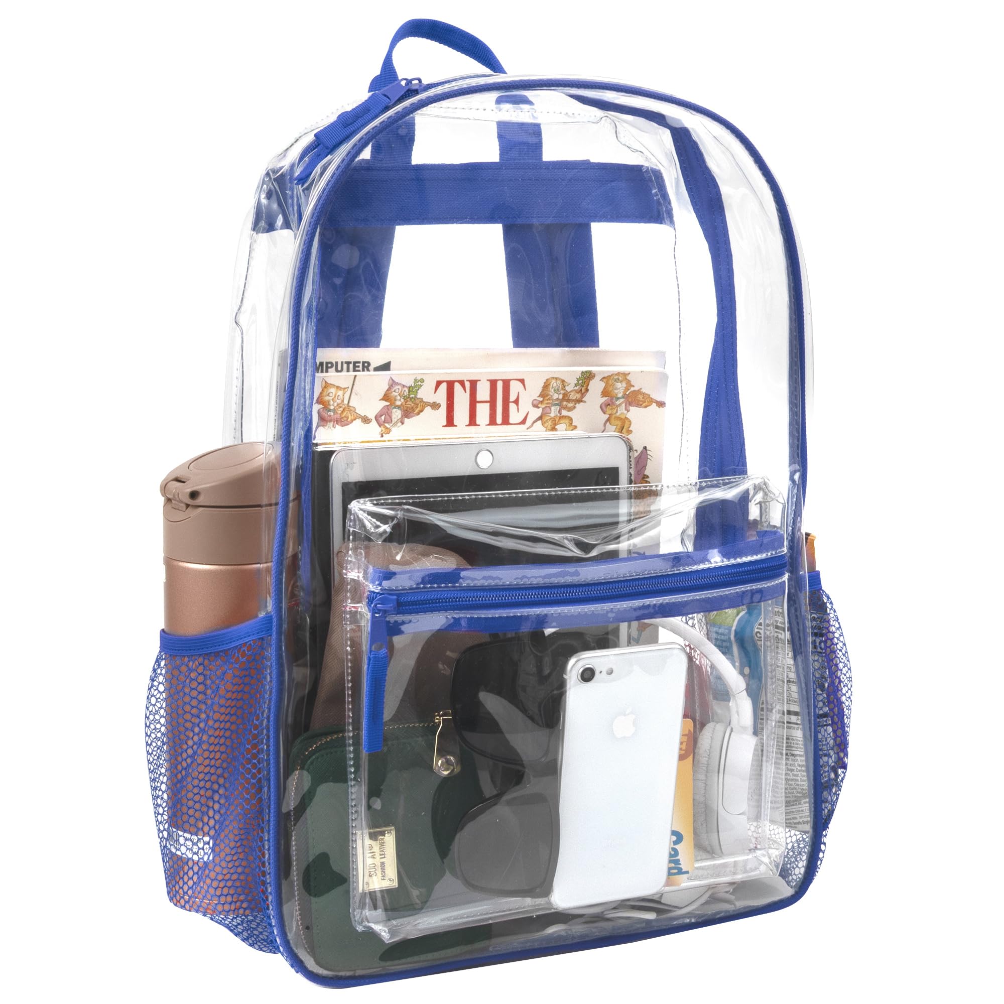 Foto 4 pulgar | Mochila Trail Maker de Pvc Azul Transparente para Niños - Venta Internacional