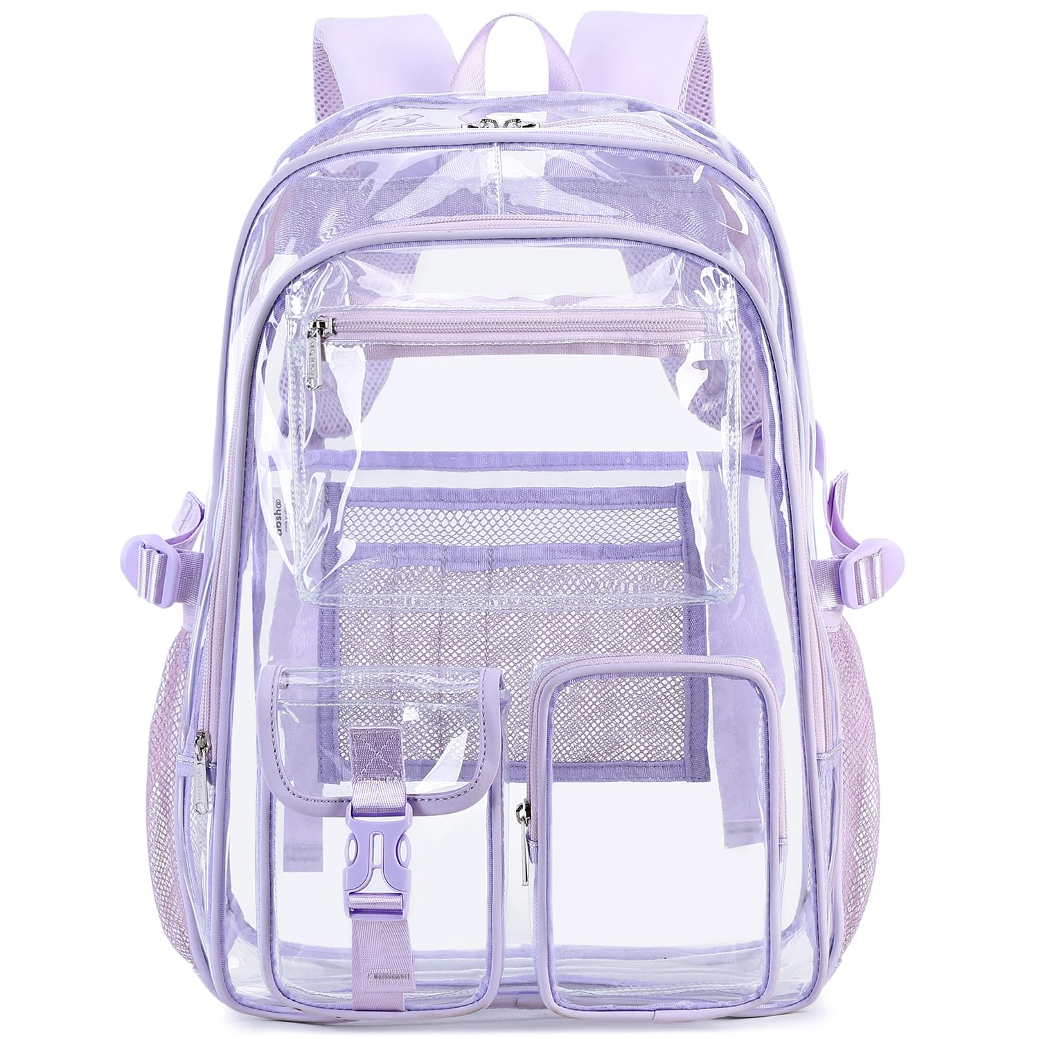 Foto 3 pulgar | Mochila Abshoo Grande Transparente Morada en Edad Escolar - Venta Internacional