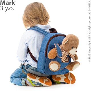 Foto 6 | Mochila Naturally Kids con Forma de Oso de Peluche para Niños - Venta Internacional