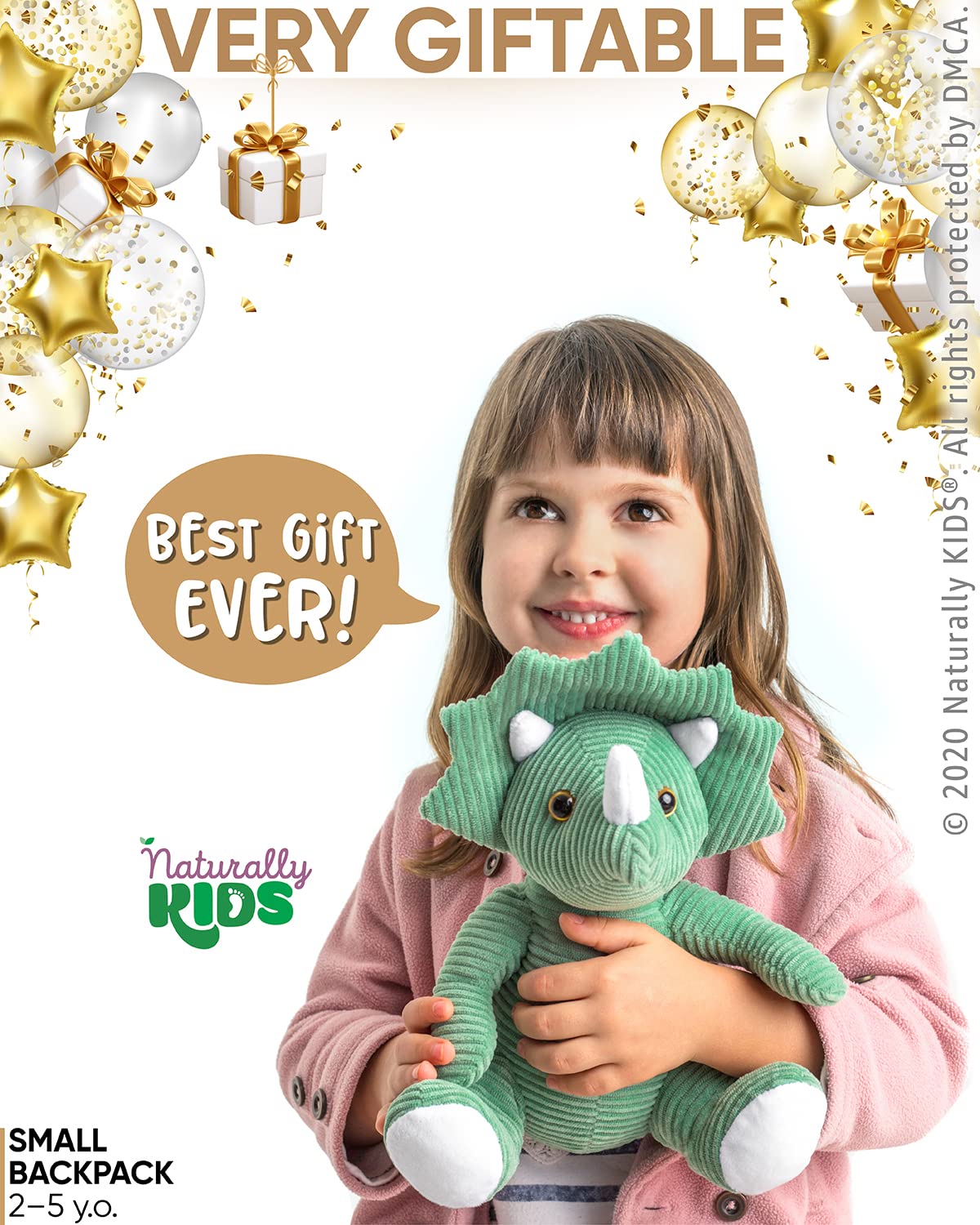Foto 3 pulgar | Mochila Naturally Kids con Dinosaurios Pequeños para Niños - Venta Internacional