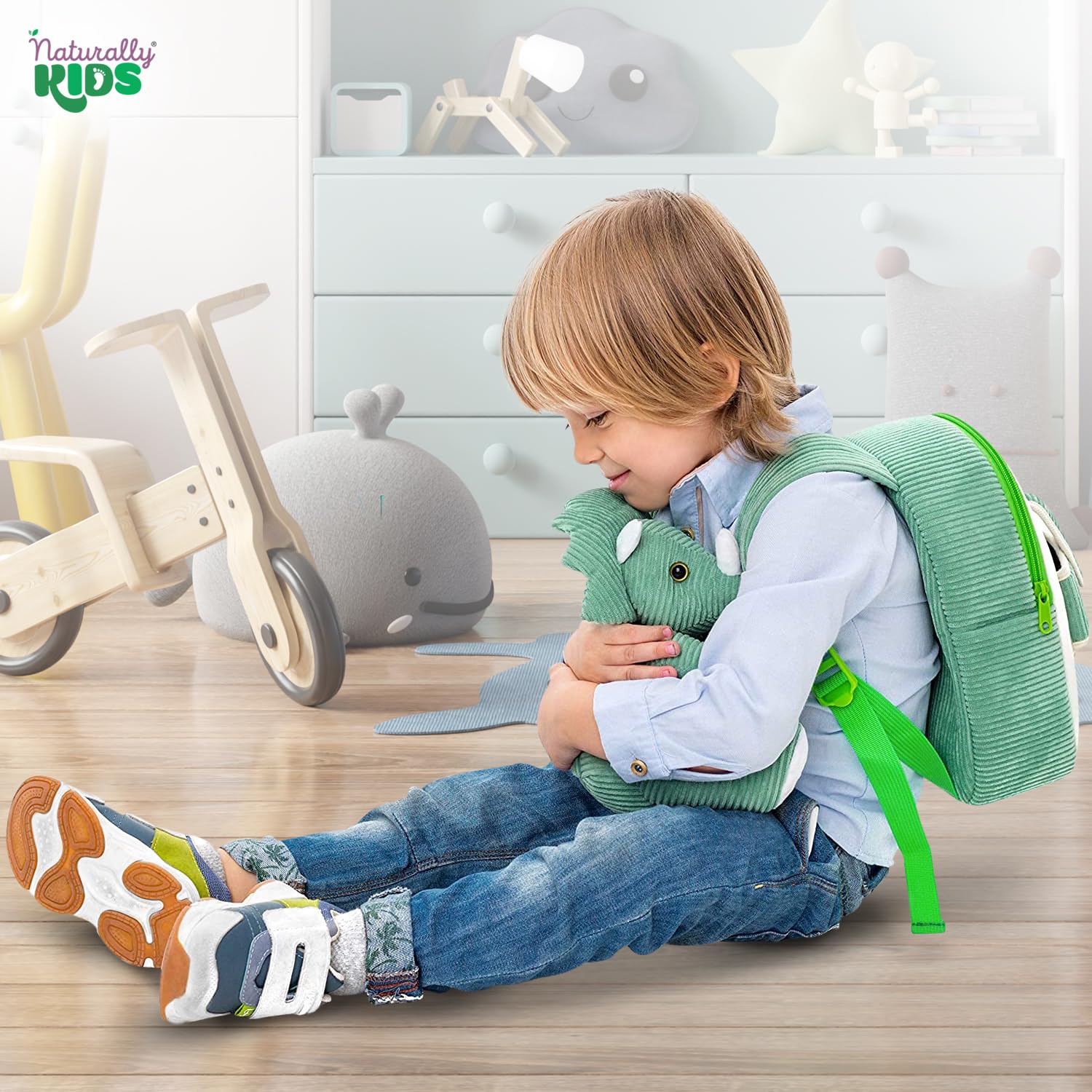 Foto 8 pulgar | Mochila Naturally Kids con Dinosaurios Pequeños para Niños - Venta Internacional