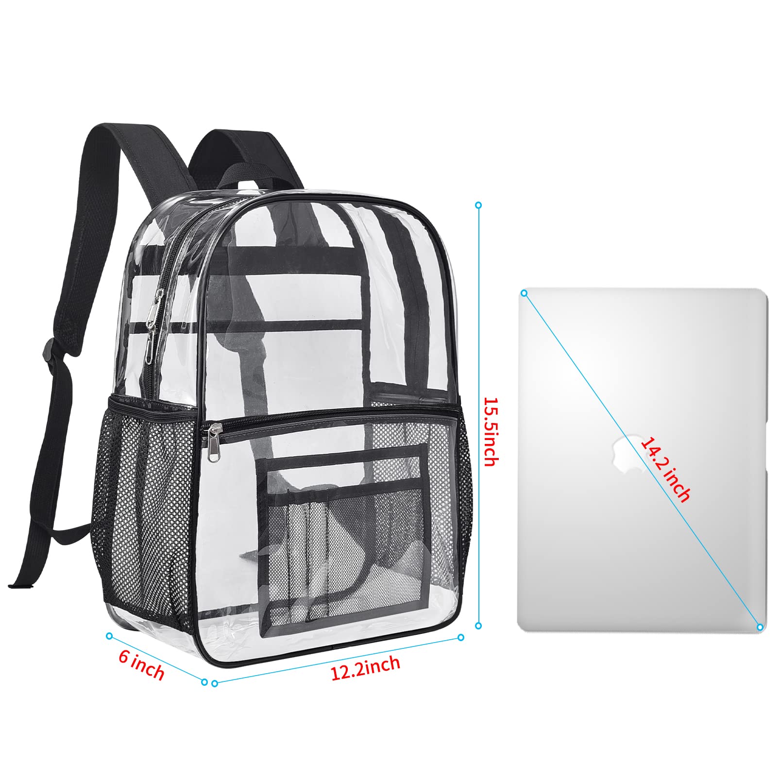 Foto 5 | Mochila Transparente Uspeclare Resistente al Agua - Venta Internacional